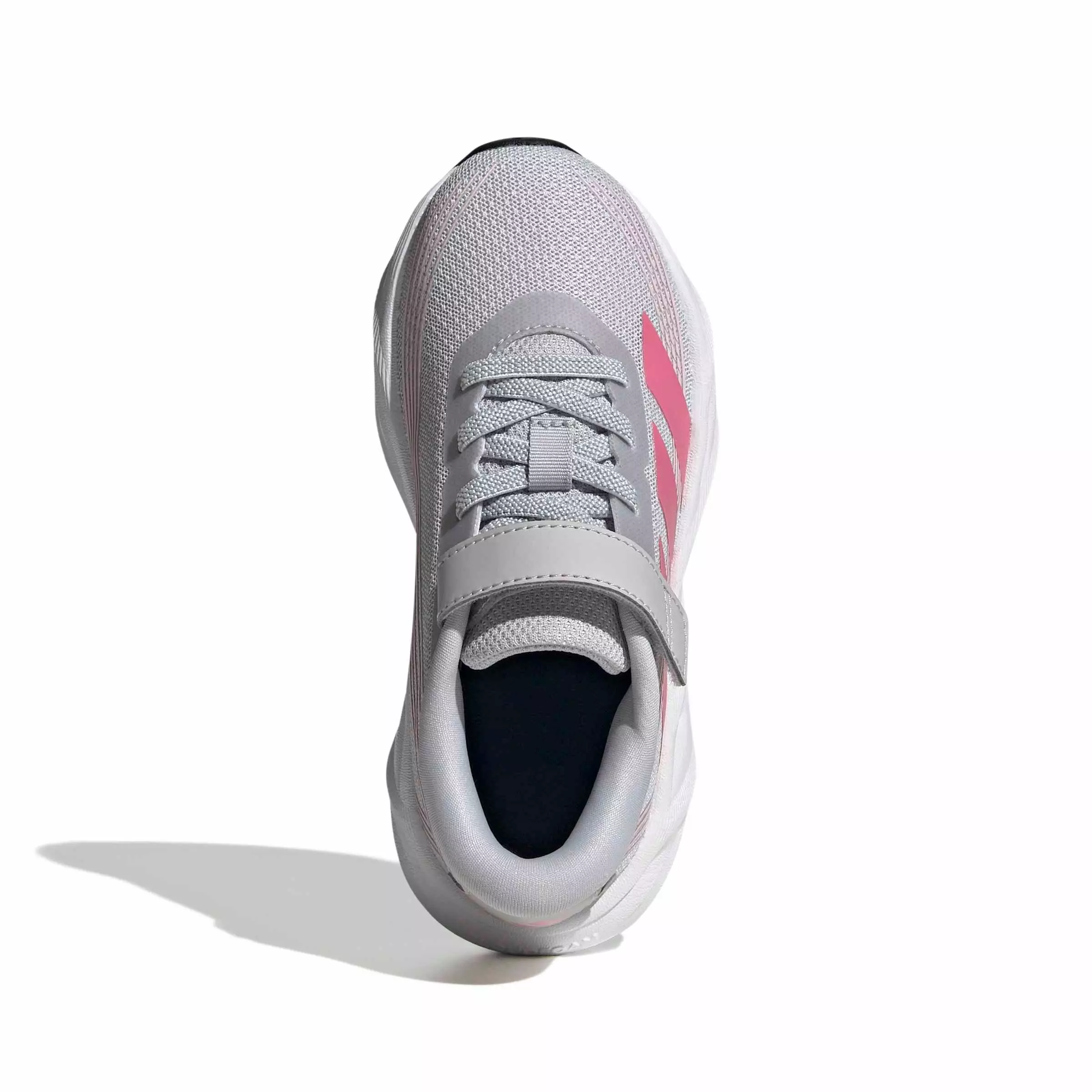 adidas Galaxy 8 EL C "Lgh Solid Grey/Pink Fusion/Clear Pink" Preschool Girls' Running Shoe - GREY/PINK/PINK