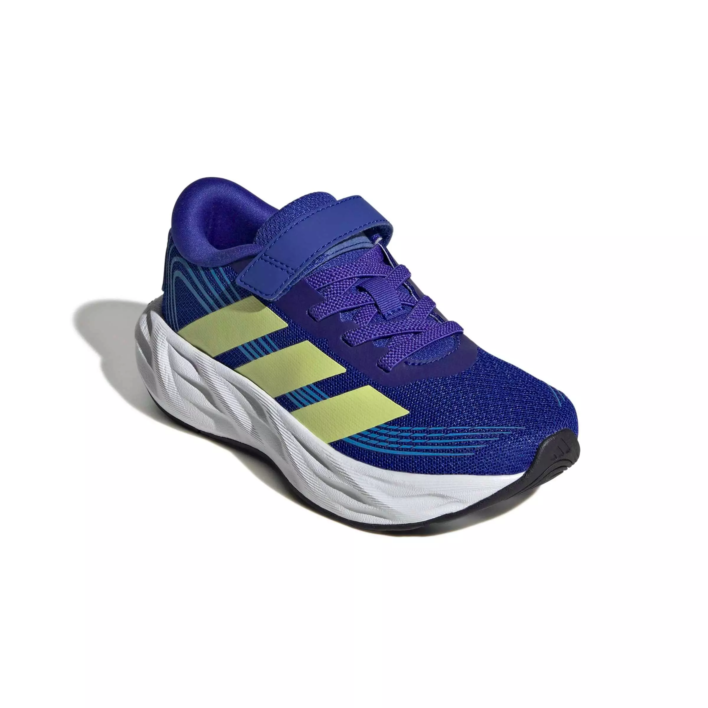 adidas Galaxy 8 EL C "Lucid Blue/Frozen Lemon/Lucid Ray Blue" Preschool Boys' Running Shoe - BLUE/LEMON/BLUE