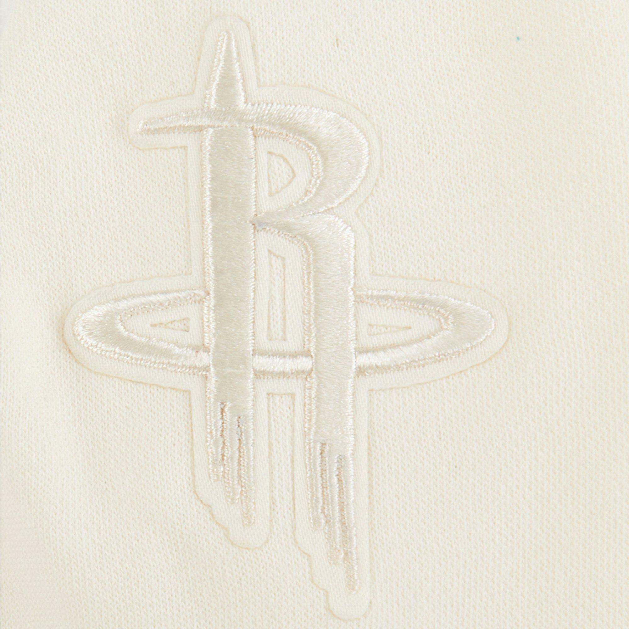 Pro Standard Toddler Boys' NBA Houston Rockets Neutral Fleece PO​ Hoodie - Cream - CREAM Thumbnail View 3