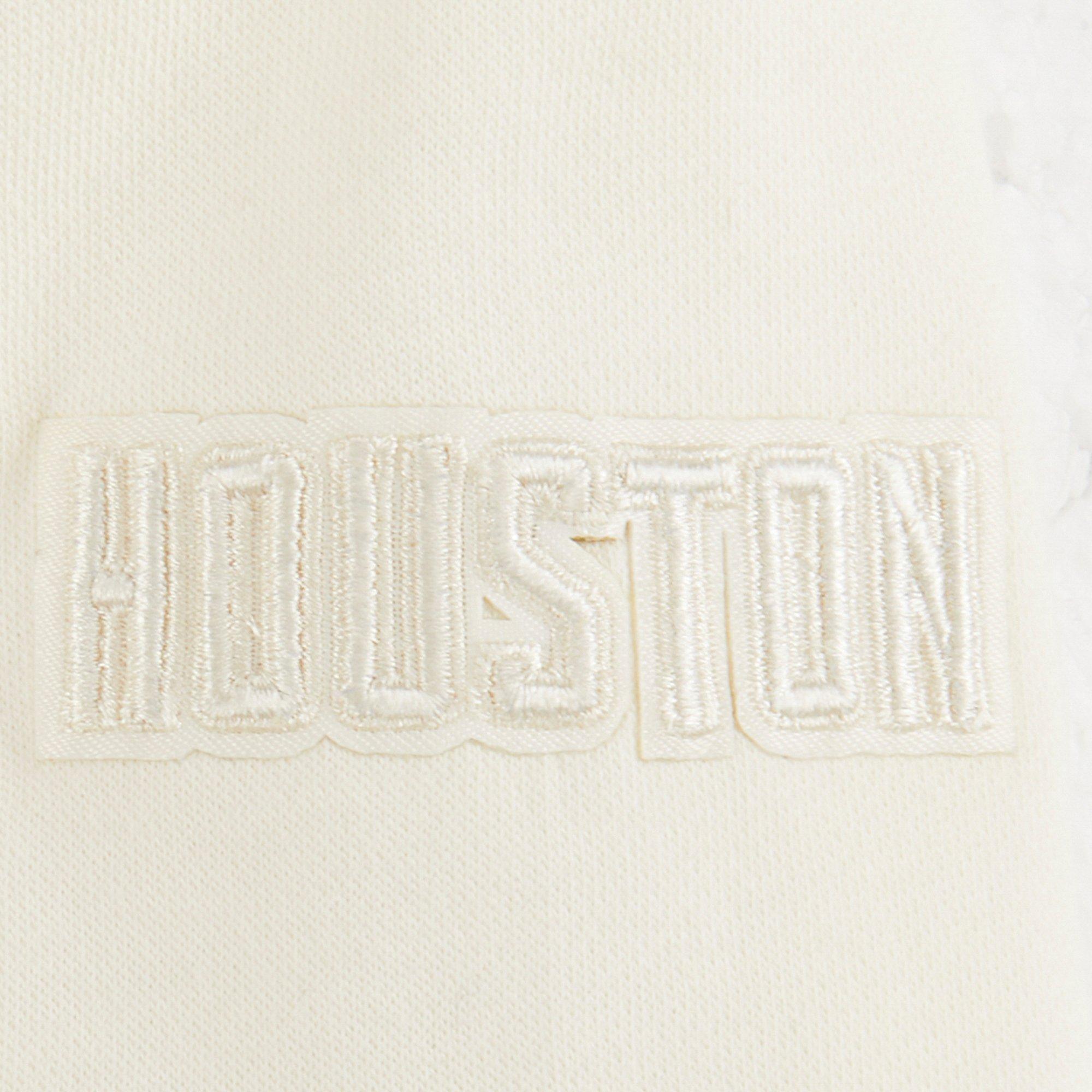 Pro Standard Toddler Boys' NBA Houston Rockets Neutral Fleece PO​ Hoodie -Cream - CREAM Thumbnail View 4