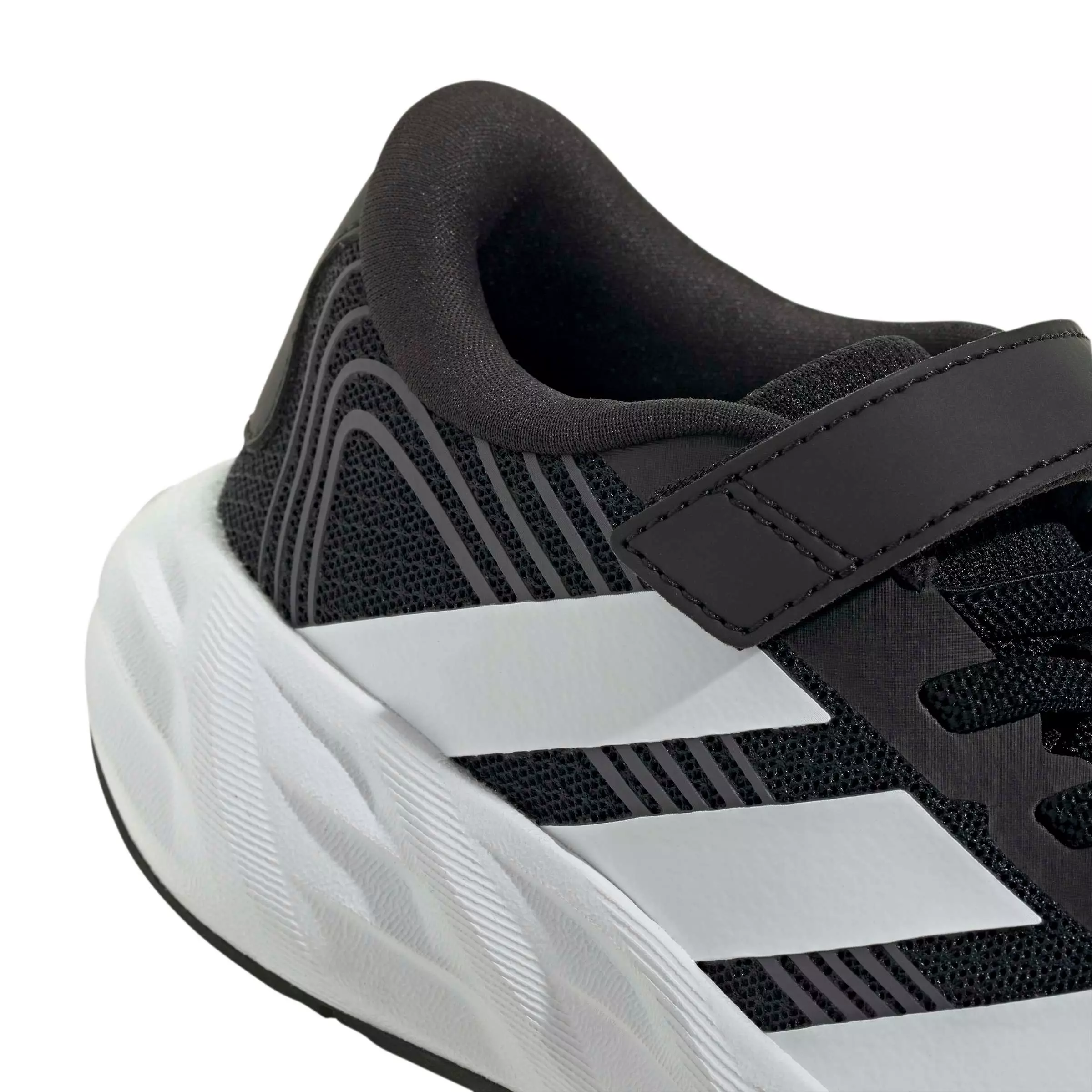 adidas Galaxy 8 EL C "Core Black/Ftwr White/Carbon" Preschool Boys' Running Shoe - BLACK/WHITE/CARBON