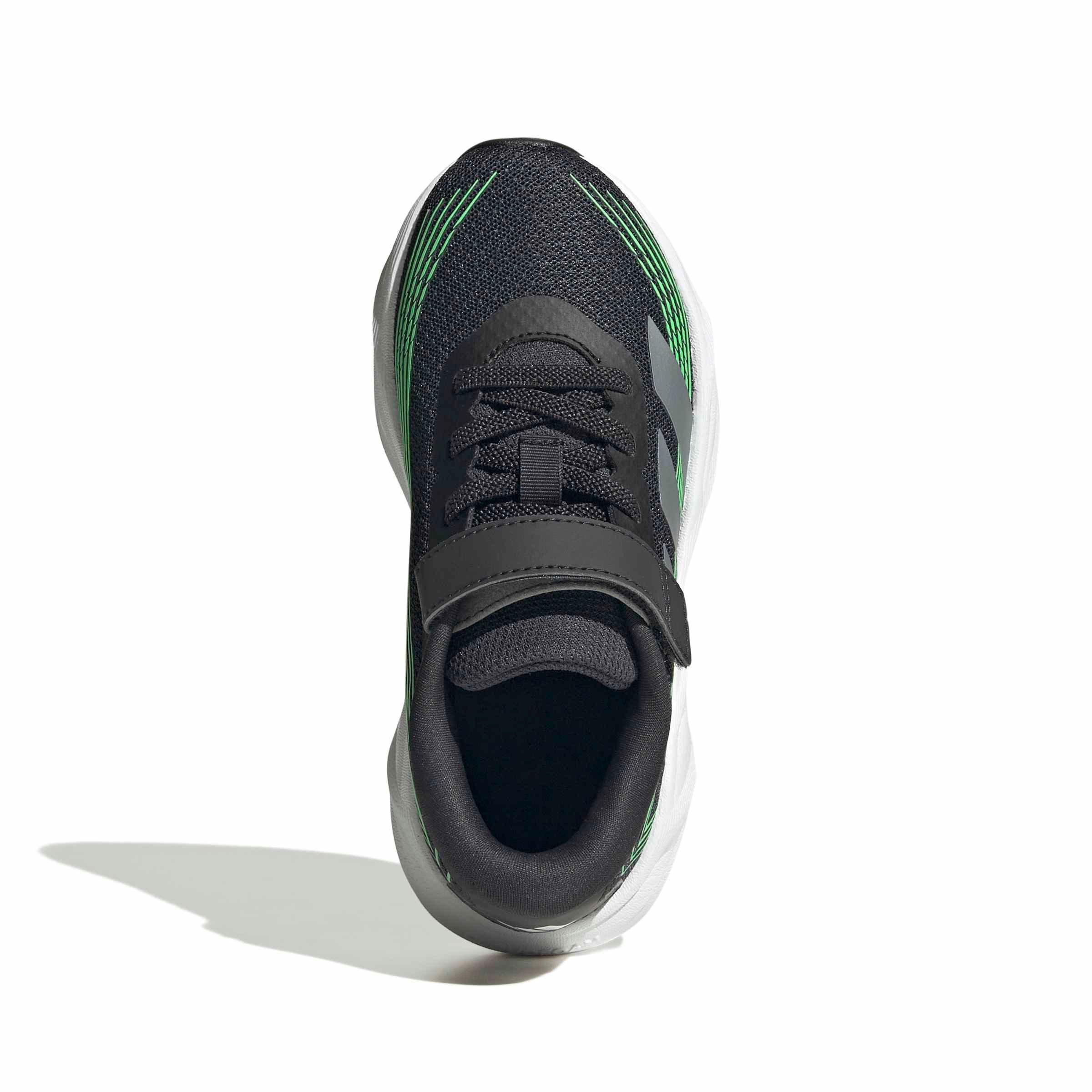 adidas Galaxy 8 EL C "Night Grey/Tech Grey Metallic/Screaming Green" Preschool Boys' Running Shoe - GREY/GREY/GREEN