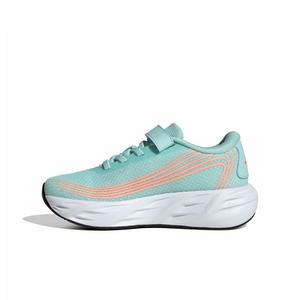 adidas Galaxy 8 EL C "Semi Flash Aqua/Tech Grey Metallic/Frozen Turbo" Preschool Girls' Running Shoe - AQUA/GREY/TURBO