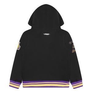 Pro Standard Toddler Boys' NBA Los Angeles Lakers Retro Classic Rib Fleece PO Hoodie -Black/Purple