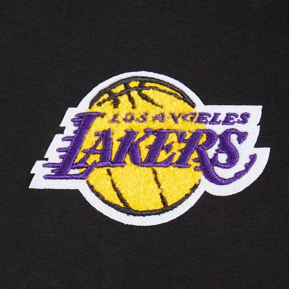 Pro Standard Toddler Boys' NBA Los Angeles Lakers Retro Classic Rib Fleece PO Hoodie - Black/Purple - BLACK/PURPLE Thumbnail View 3