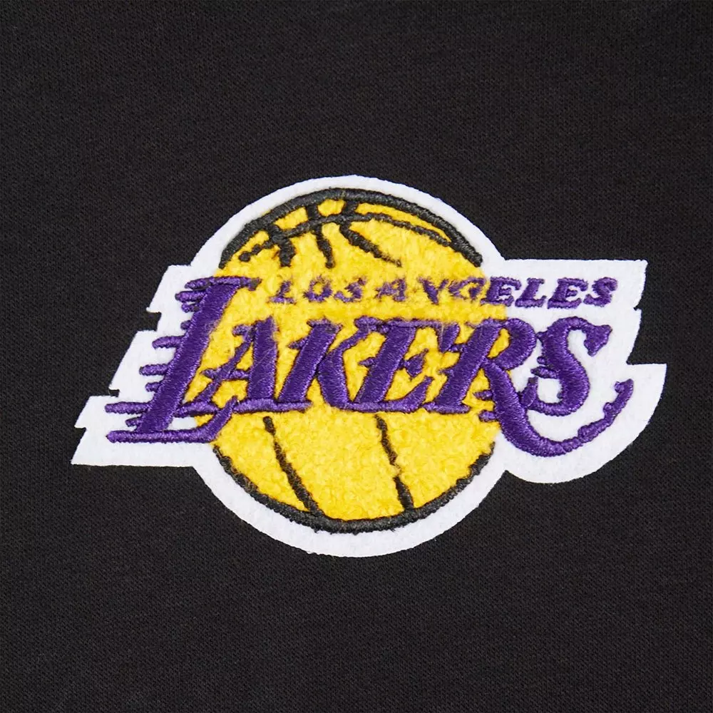 Pro Standard Toddler Boys' NBA Los Angeles Lakers Retro Classic Rib Fleece PO Hoodie - Black/Purple - BLACK/PURPLE