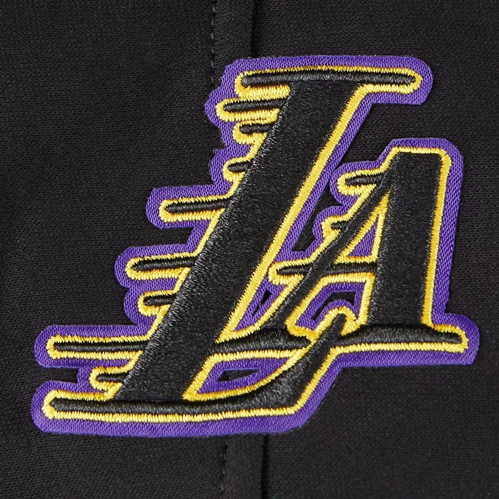 Pro Standard Toddler Boys' NBA Los Angeles Lakers Retro Classic Rib Fleece PO Hoodie - Black/Purple - BLACK/PURPLE