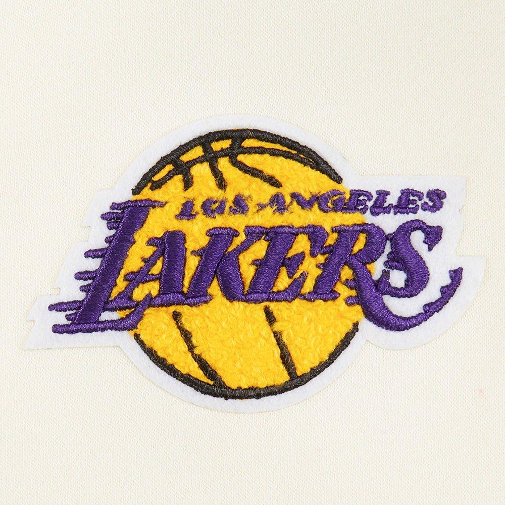 Pro Standard Toddler Boys' NBA Los Angeles Lakers Retro Classic Rib Fleece PO Hoodie - White/Purple - WHITE/PURPLE Thumbnail View 3