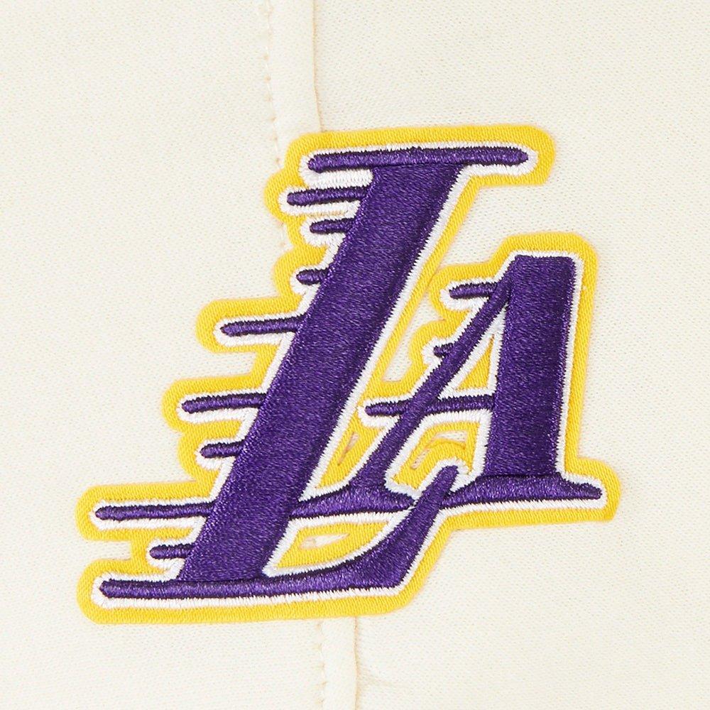 Pro Standard Toddler Boys' NBA Los Angeles Lakers Retro Classic Rib Fleece PO Hoodie - White/Purple - WHITE/PURPLE Thumbnail View 6