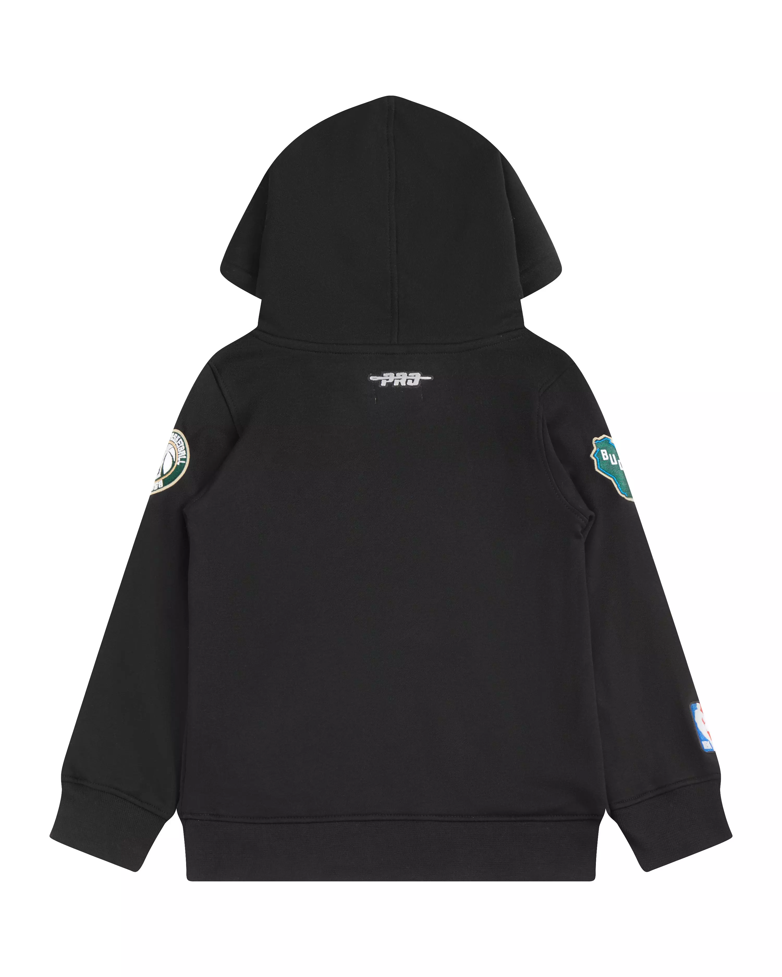 Pro Standard Toddle Boys' NBA Milwaukee Bucks Classic Fleece PO​ Hoodie -Black - BLACK