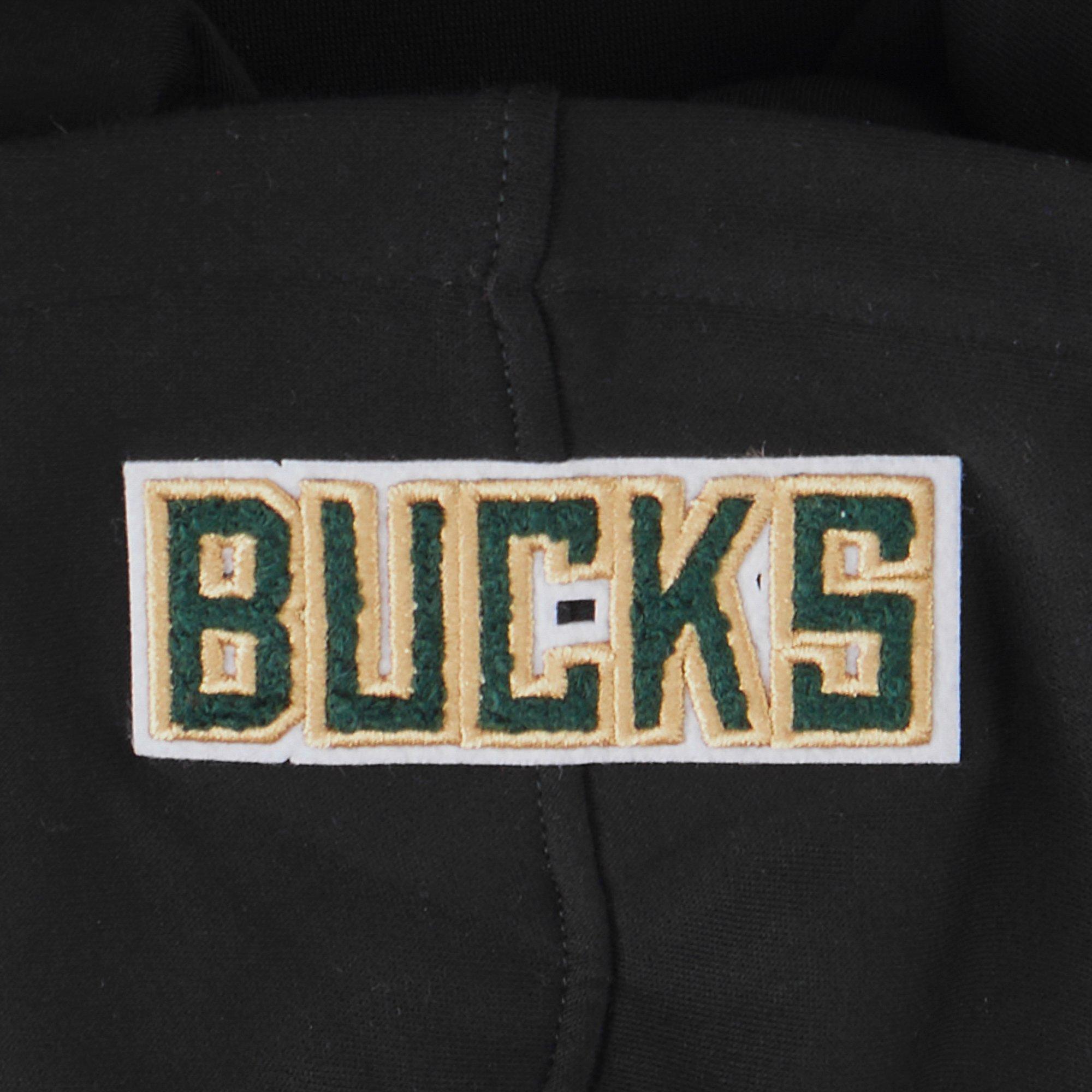 Pro Standard Toddle Boys' NBA Milwaukee Bucks Classic Fleece PO​ Hoodie -Black - BLACK Thumbnail View 6