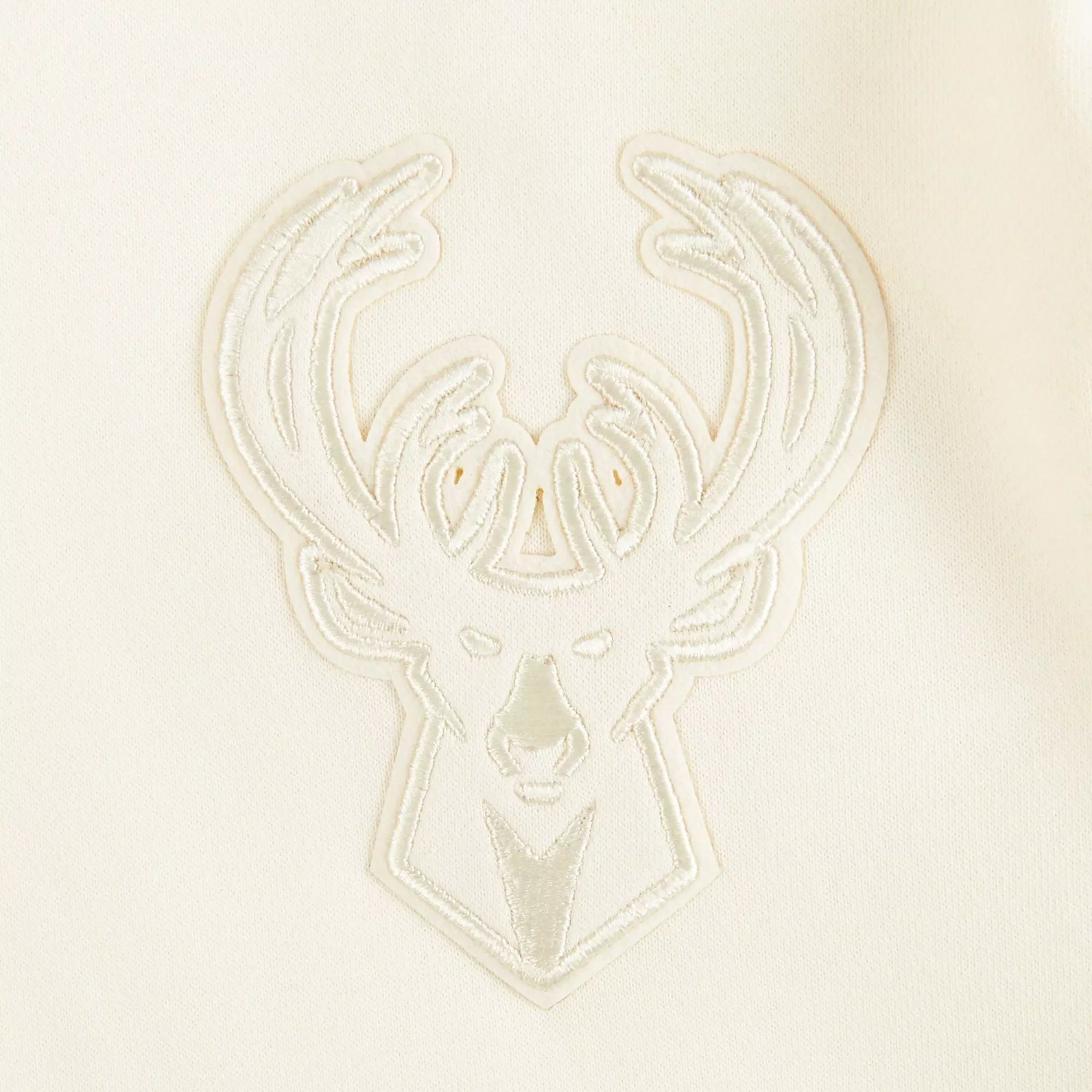 Pro Standard Toddler Boys' NBA Milwaukee Bucks Neutral Fleece PO Hoodie - Cream - CREAM