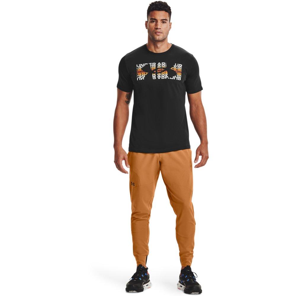 Under Armour Men's Unstoppable Joggers - YELLOW/BLACK Thumbnail View 4