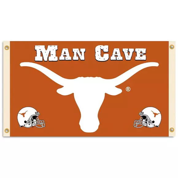 NCAA 3 X 5 Man Cave Flag with  Grommets
