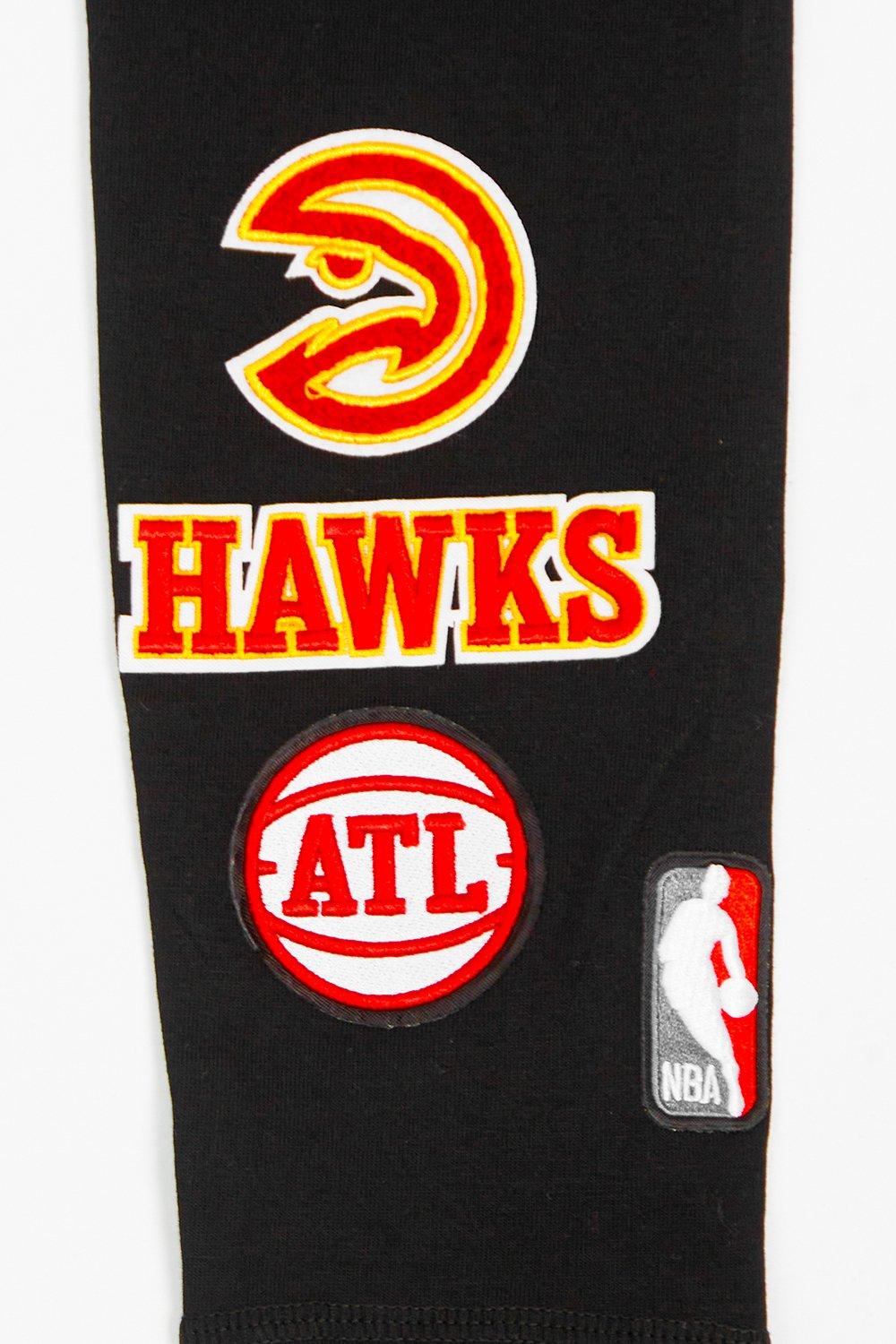 Pro Standard Big Girls' NBA Atlanta Hawks Retro Classic Leggings - Black - BLACK Thumbnail View 4