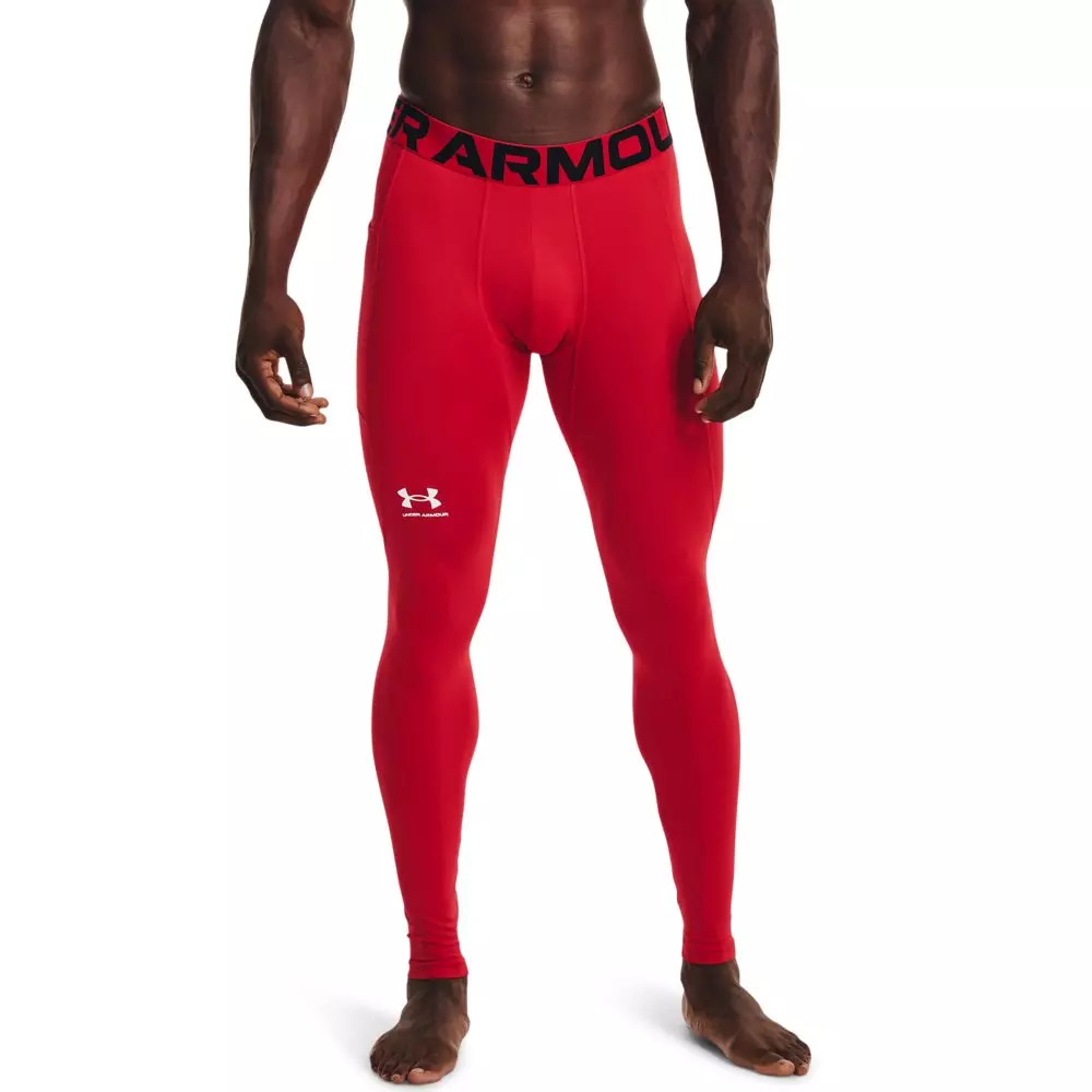 Under Armour Men's ColdGear Leggings - Red - RED