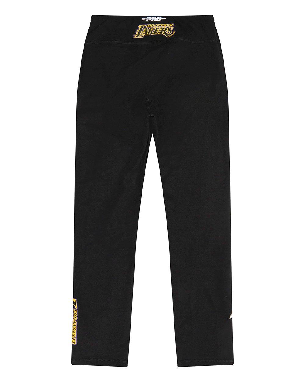 Pro Standard Big Girls' NBA Los Angeles Lakers Classic Leggings -Black - BLACK Thumbnail View 2