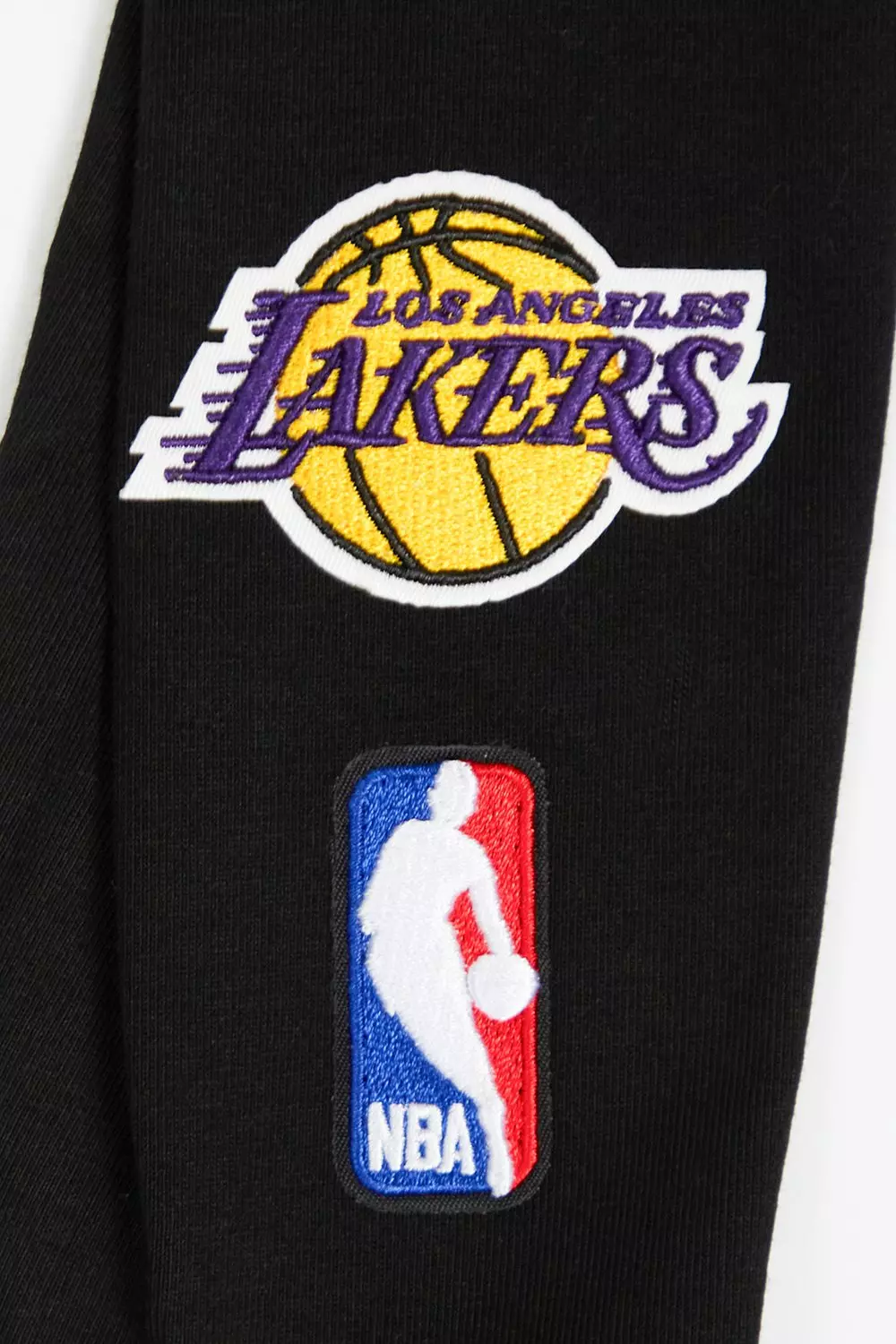 Pro Standard Big Girls' NBA Los Angeles Lakers Classic Leggings -Black - BLACK
