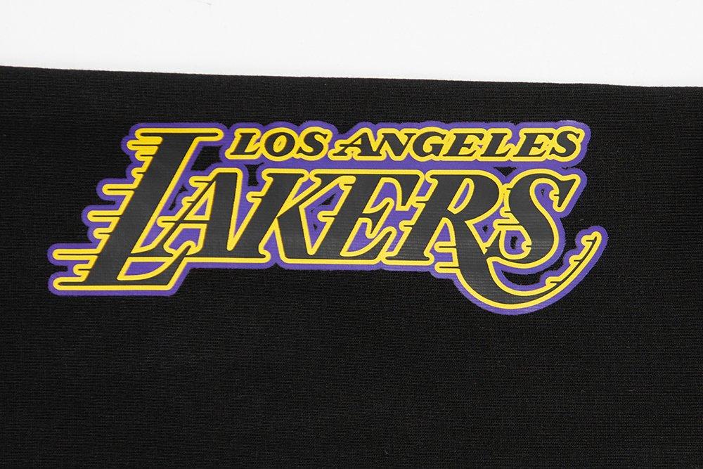 Pro Standard Big Girls' NBA Los Angeles Lakers Classic Leggings -Black - BLACK Thumbnail View 4