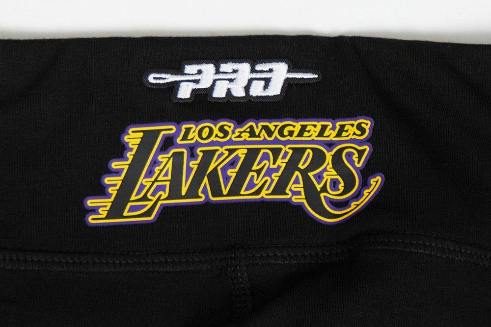 Pro Standard Big Girls' NBA Los Angeles Lakers Classic Leggings -Black - BLACK Thumbnail View 6