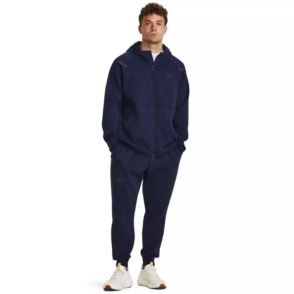 Under Armour Men's Unstoppable Fleece Joggers - NAVY/BLACK