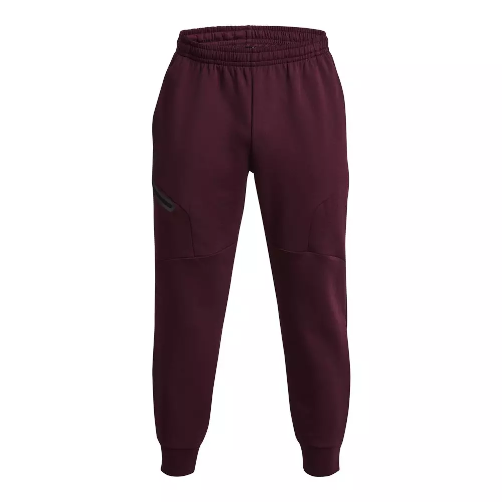 Under Armour Men's Unstoppable Fleece Joggers - MAROON/BLACK
