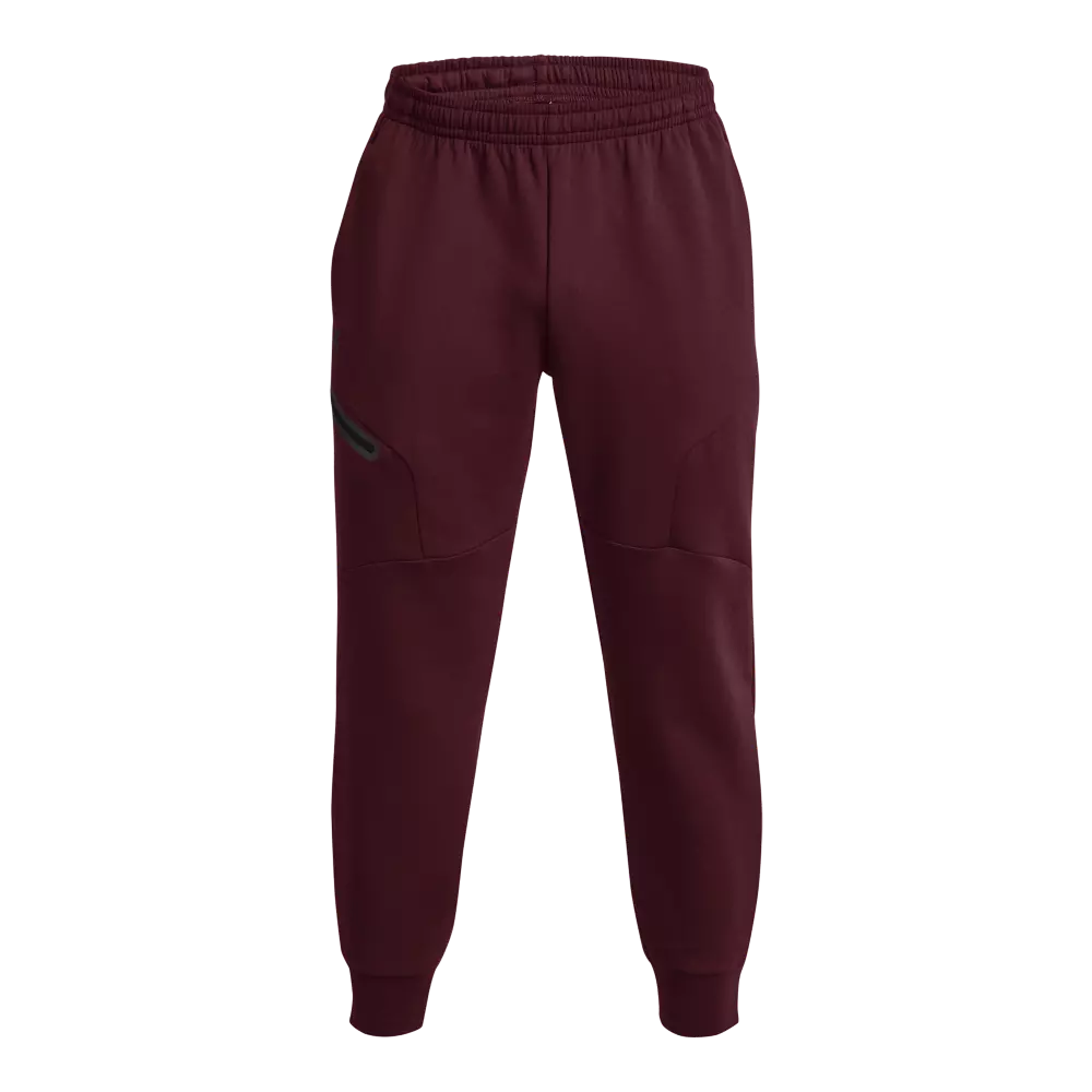 Under Armour Men's Unstoppable Fleece Joggers - MAROON/BLACK