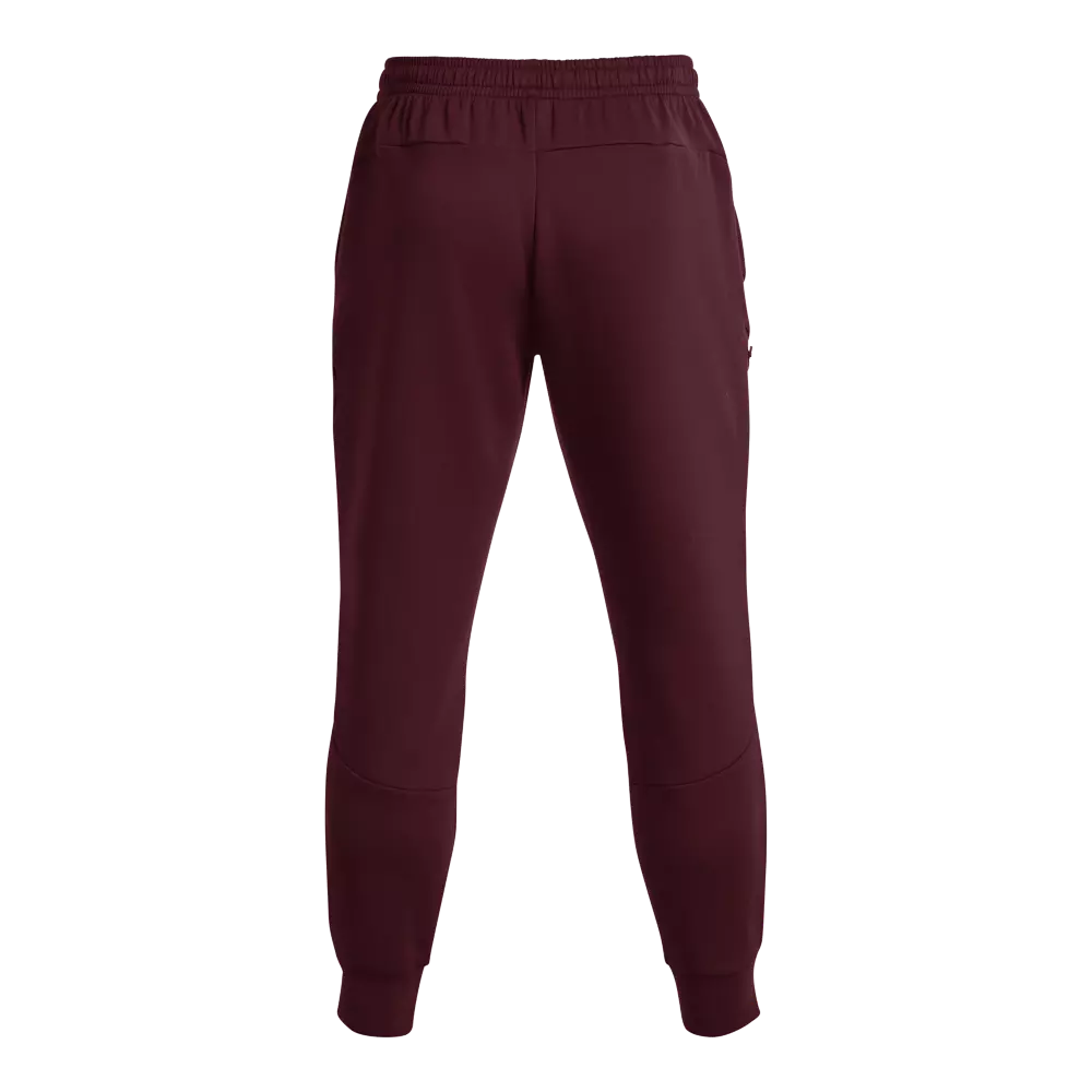 Under Armour Men's Unstoppable Fleece Joggers - MAROON/BLACK