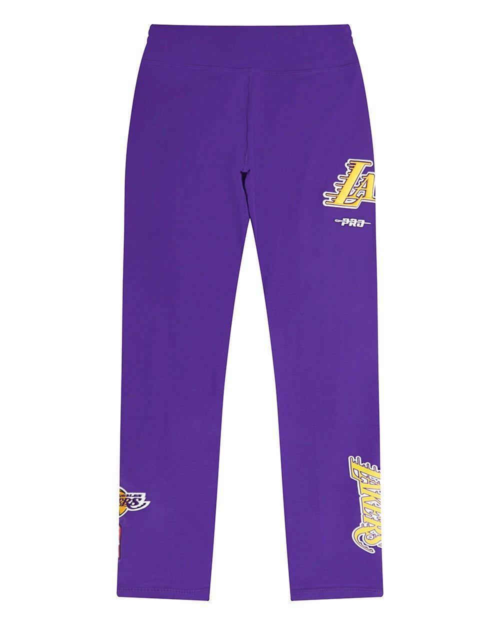 Pro Standard Big Girls' NBA Los Angeles Lakers Classic Leggings -Purple - PURPLE Thumbnail View 1