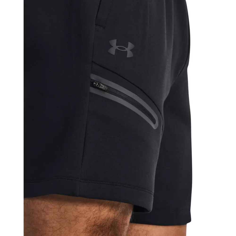 Under Armour Men's Unstoppable Fleece Shorts - BLACK