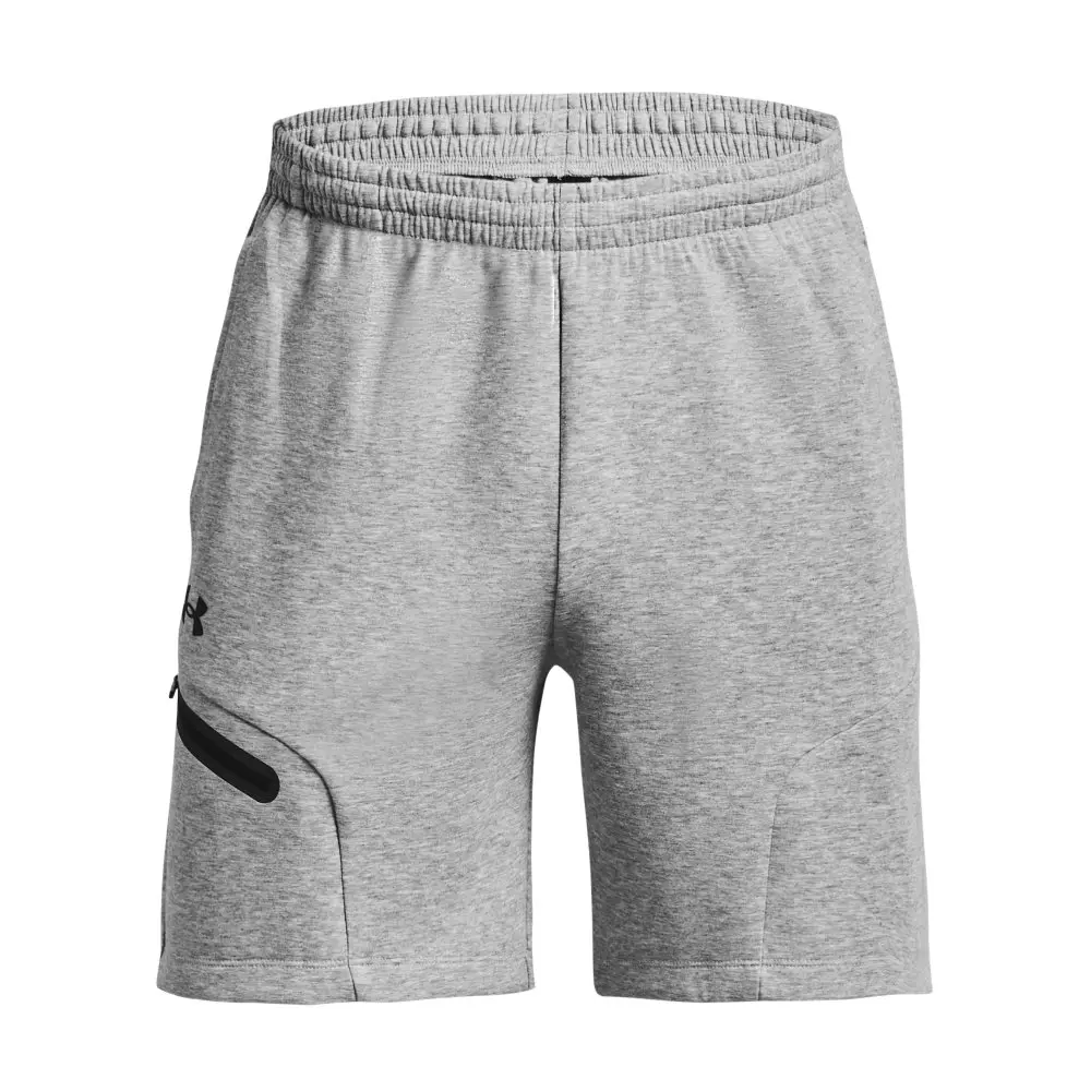 Under Armour Men's Unstoppable Fleece Shorts - GREY/BLACK