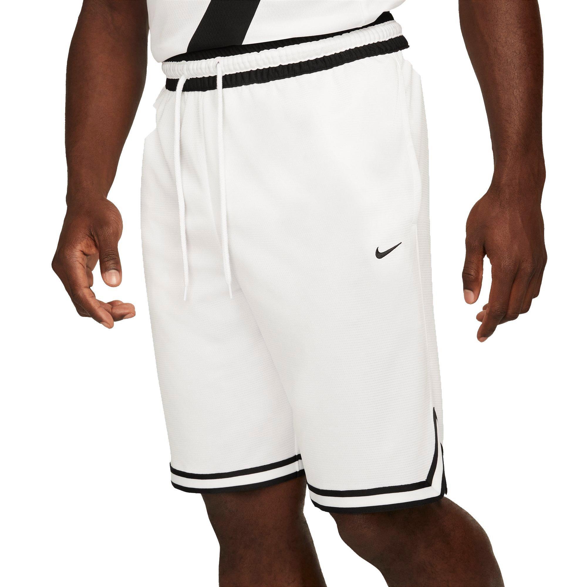 Nike Men's Dri-FIT DNA 10" Basketball Shorts - WHITE Thumbnail View 1