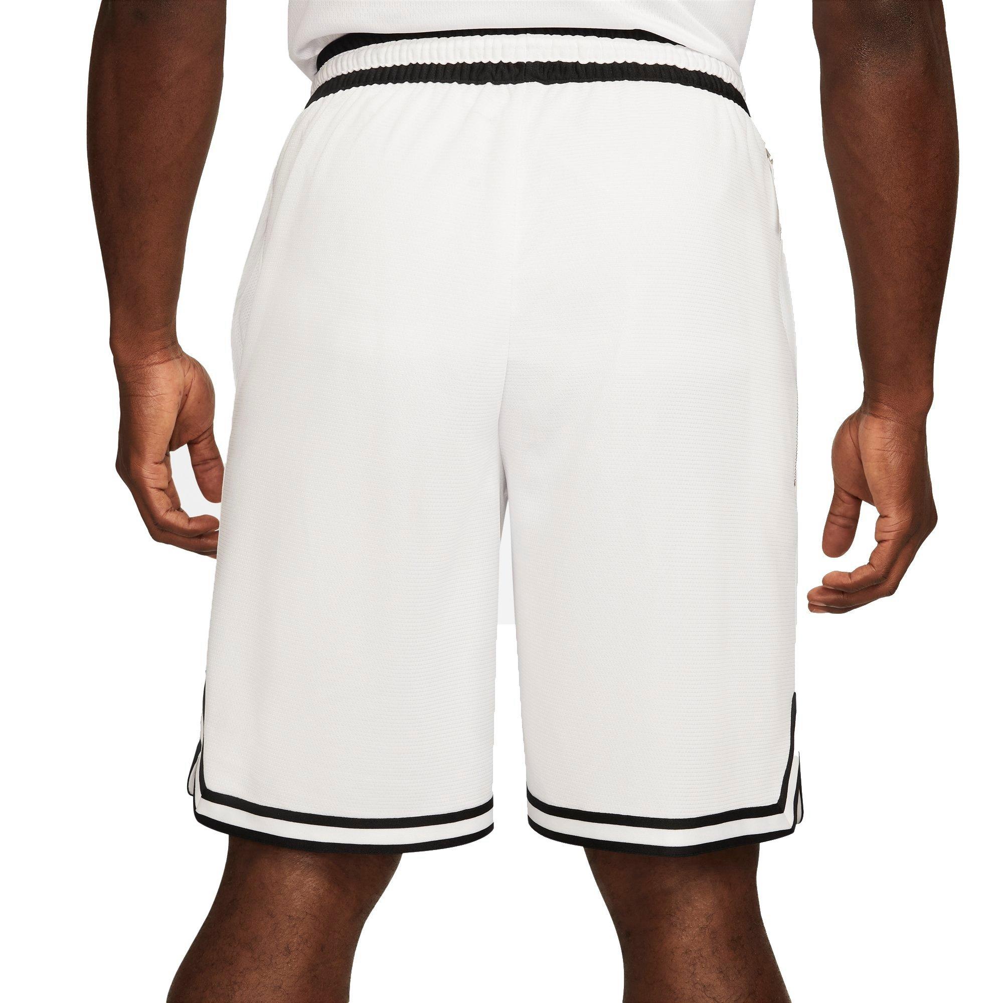 Nike Men's Dri-FIT DNA 10" Basketball Shorts - WHITE Thumbnail View 2