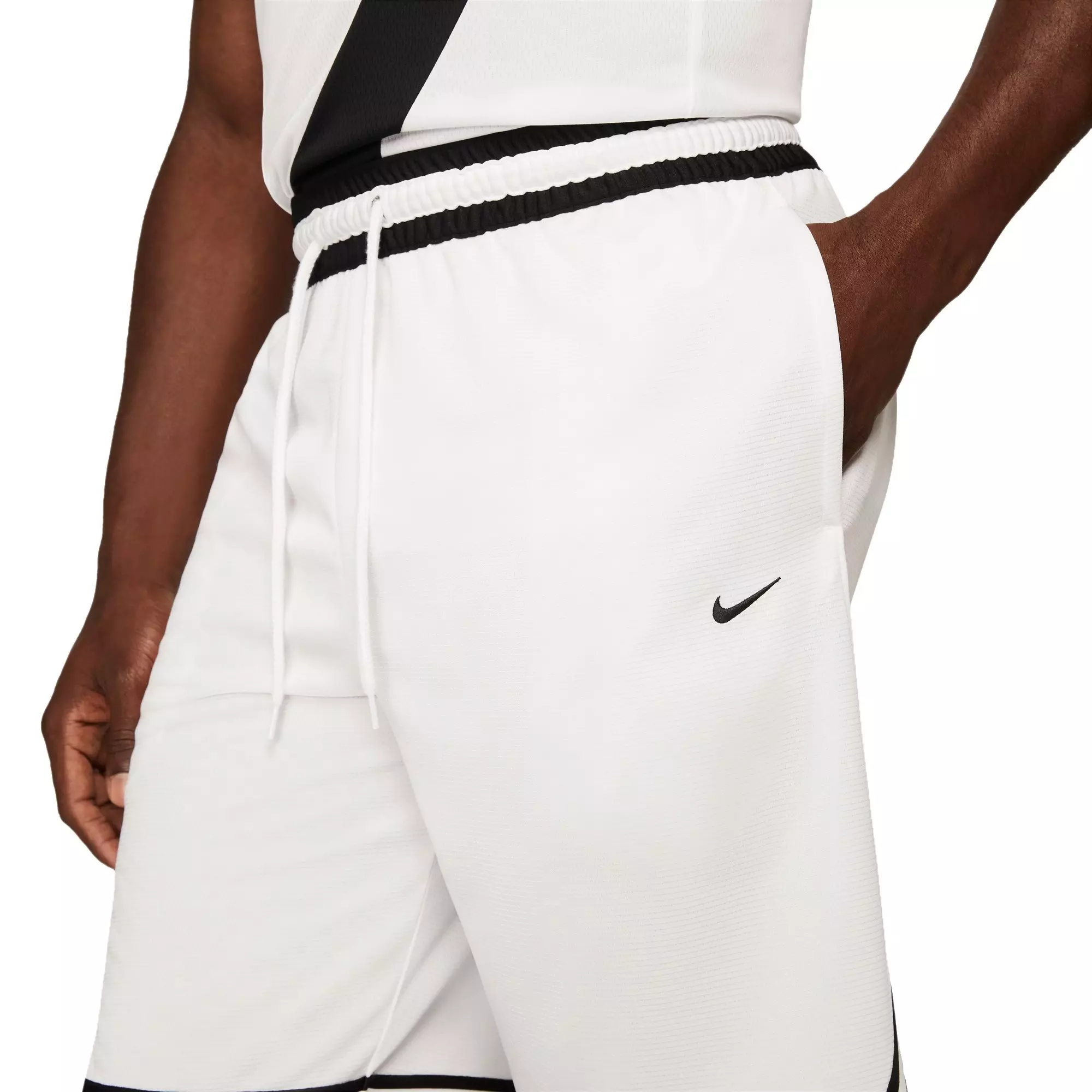 Nike Men's Dri-FIT DNA 10" Basketball Shorts - WHITE
