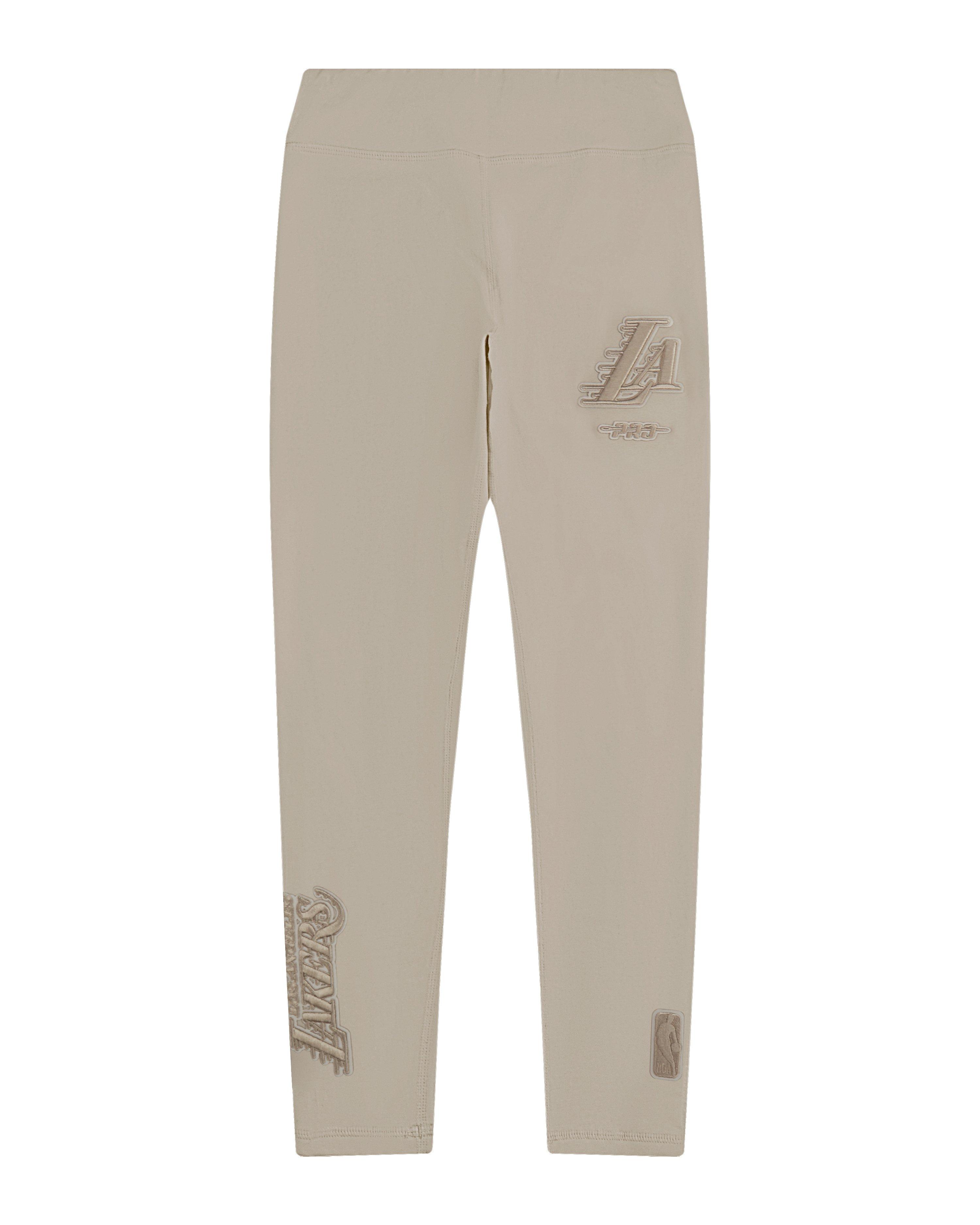Pro Standard Big Girls' NBA Los Angeles Lakers Neutral Leggings - Stone - STONE Thumbnail View 1
