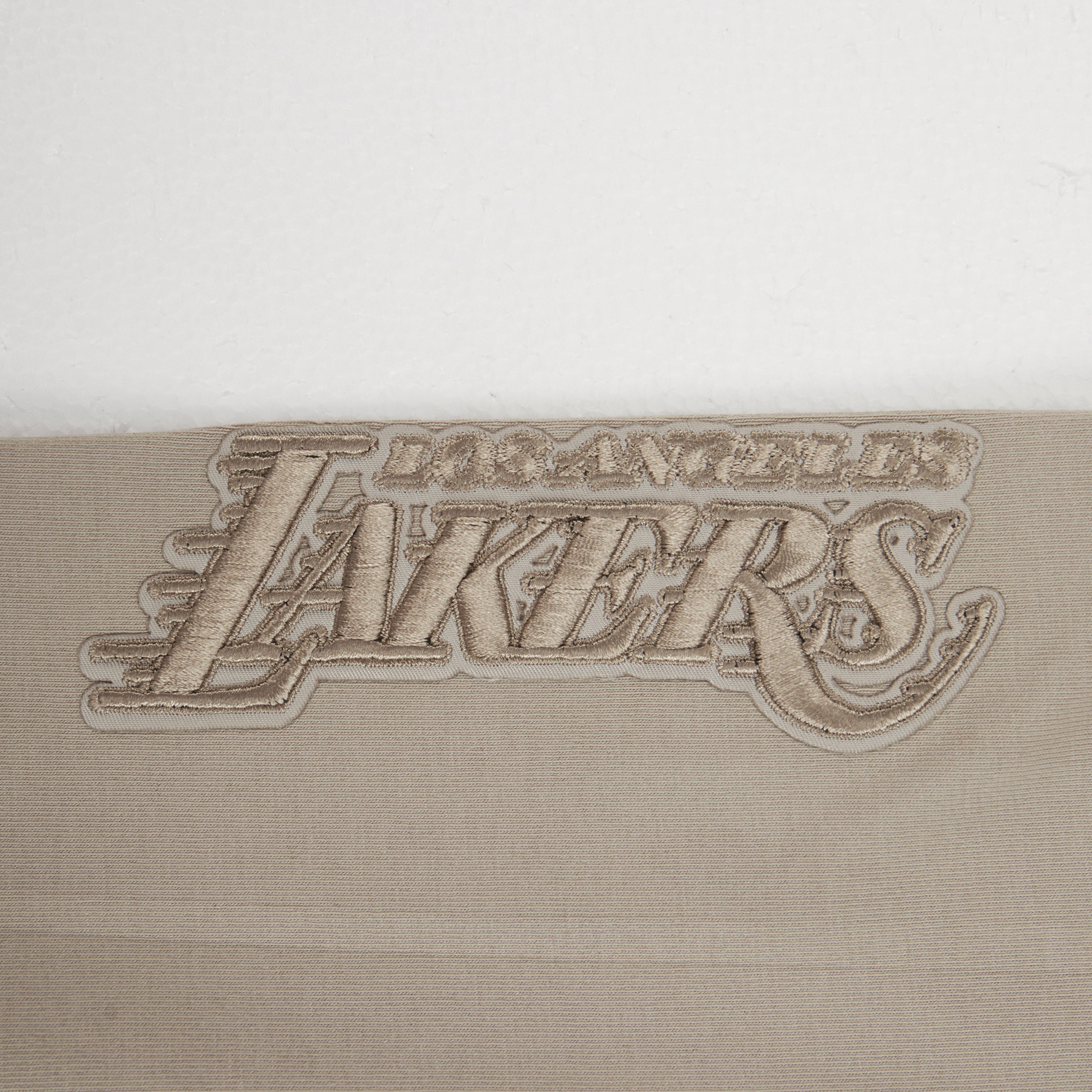 Pro Standard Big Girls' NBA Los Angeles Lakers Neutral Leggings - Stone - STONE Thumbnail View 4