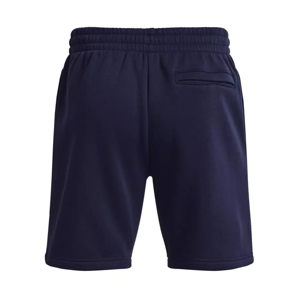 Under Armour Men's Essential Fleece Shorts - NAVY/WHITE
