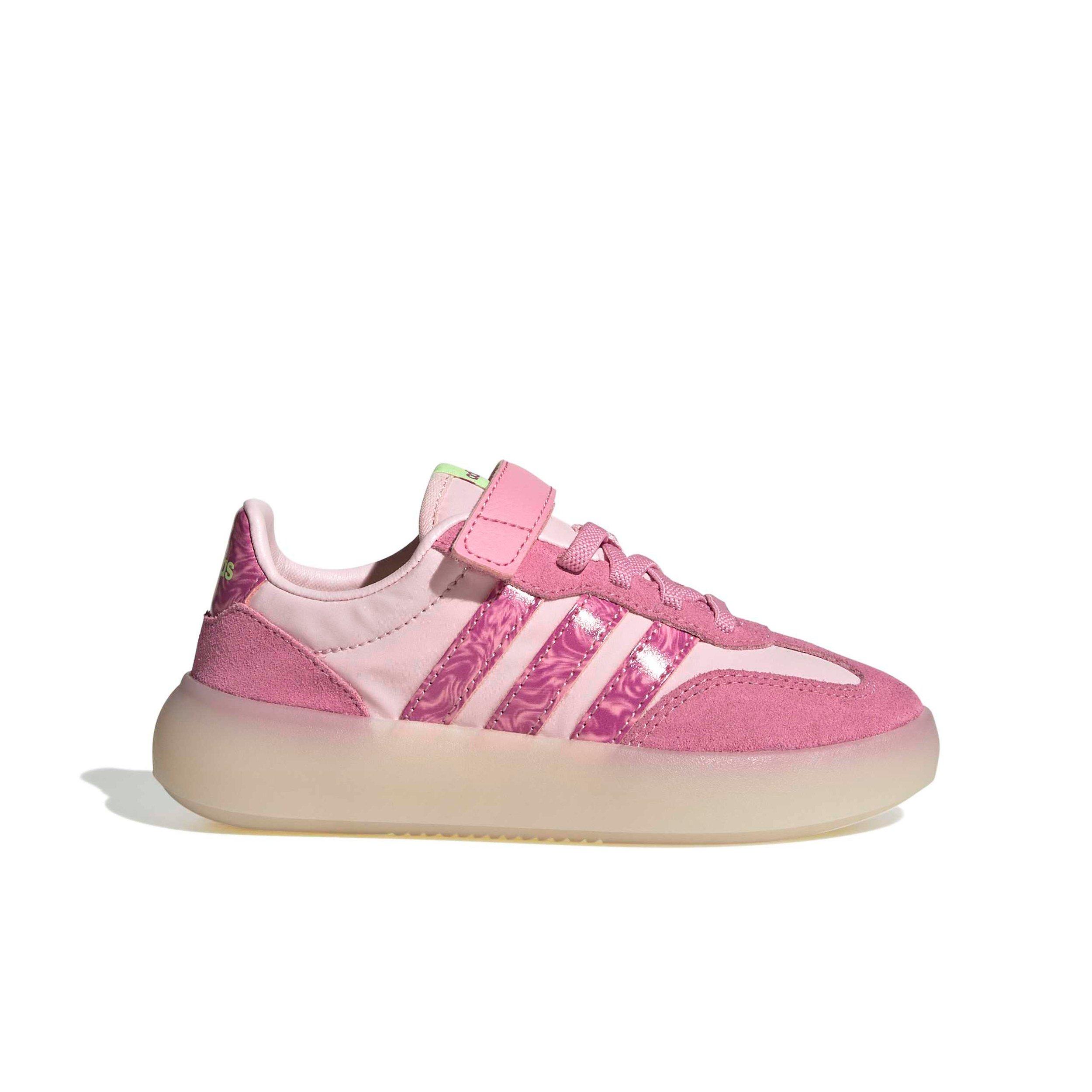 adidas Barreda Decode "Clear Pink/St Tropic Bloom/Hi-Res Yellow" Preschool Girls' Shoe - PINK/BLOOM/YELLOW