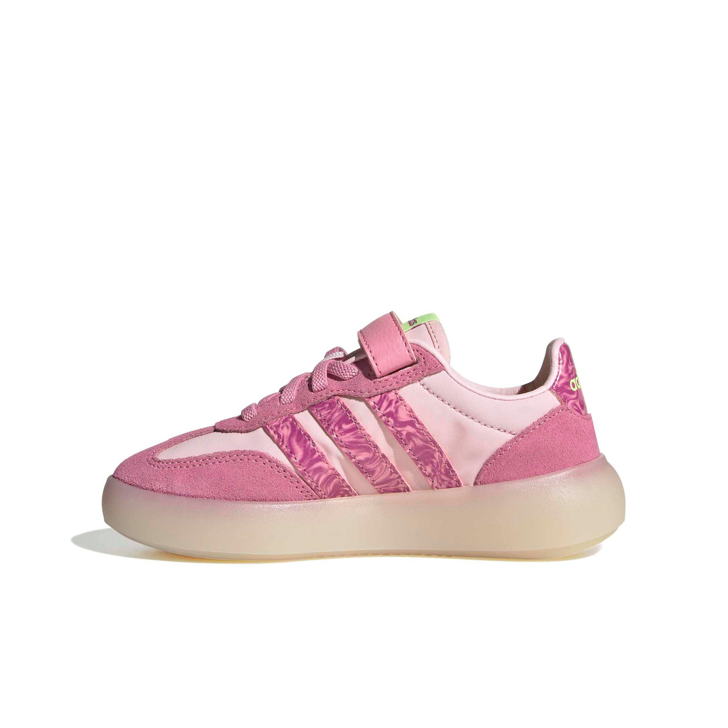 adidas Barreda Decode "Clear Pink/St Tropic Bloom/Hi-Res Yellow" Preschool Girls' Shoe - PINK/BLOOM/YELLOW