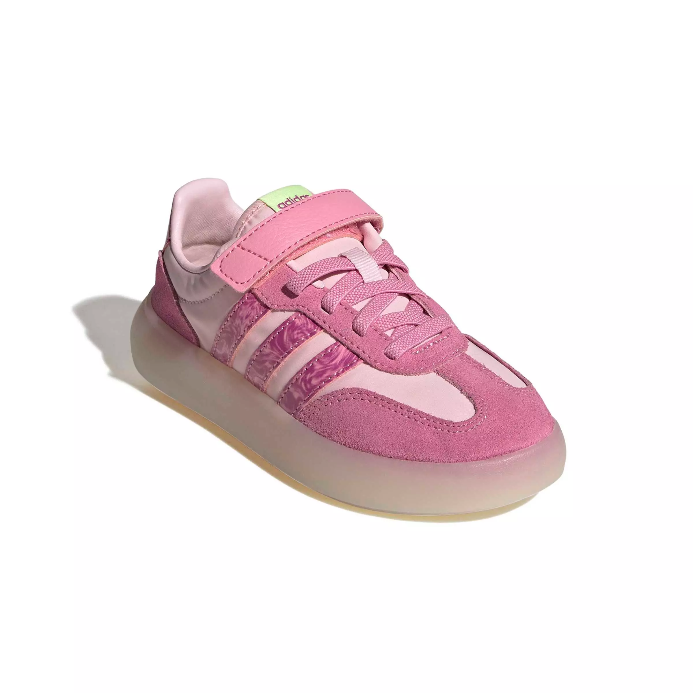 adidas Barreda Decode "Clear Pink/St Tropic Bloom/Hi-Res Yellow" Preschool Girls' Shoe - PINK/BLOOM/YELLOW