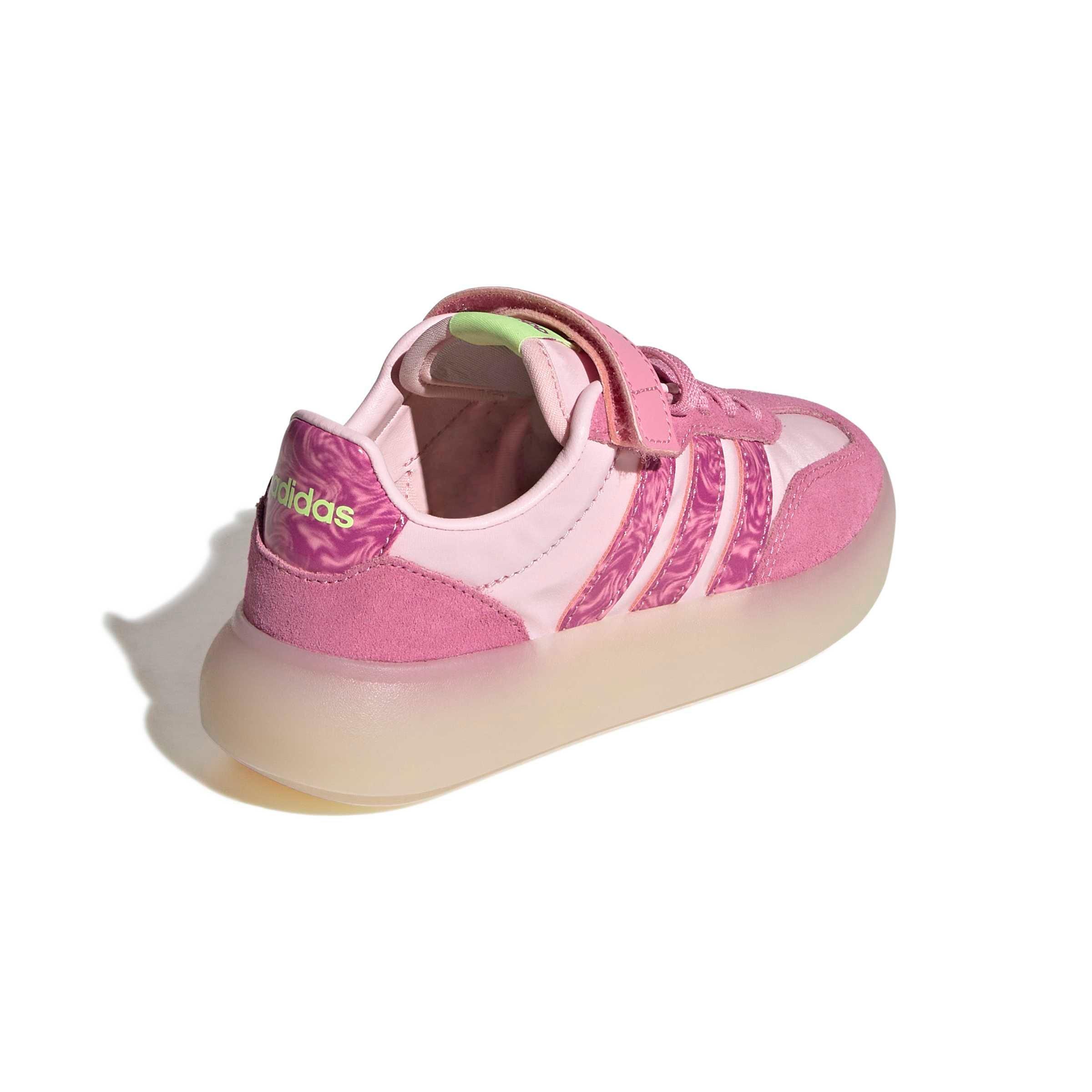 adidas Barreda Decode "Clear Pink/St Tropic Bloom/Hi-Res Yellow" Preschool Girls' Shoe - PINK/BLOOM/YELLOW