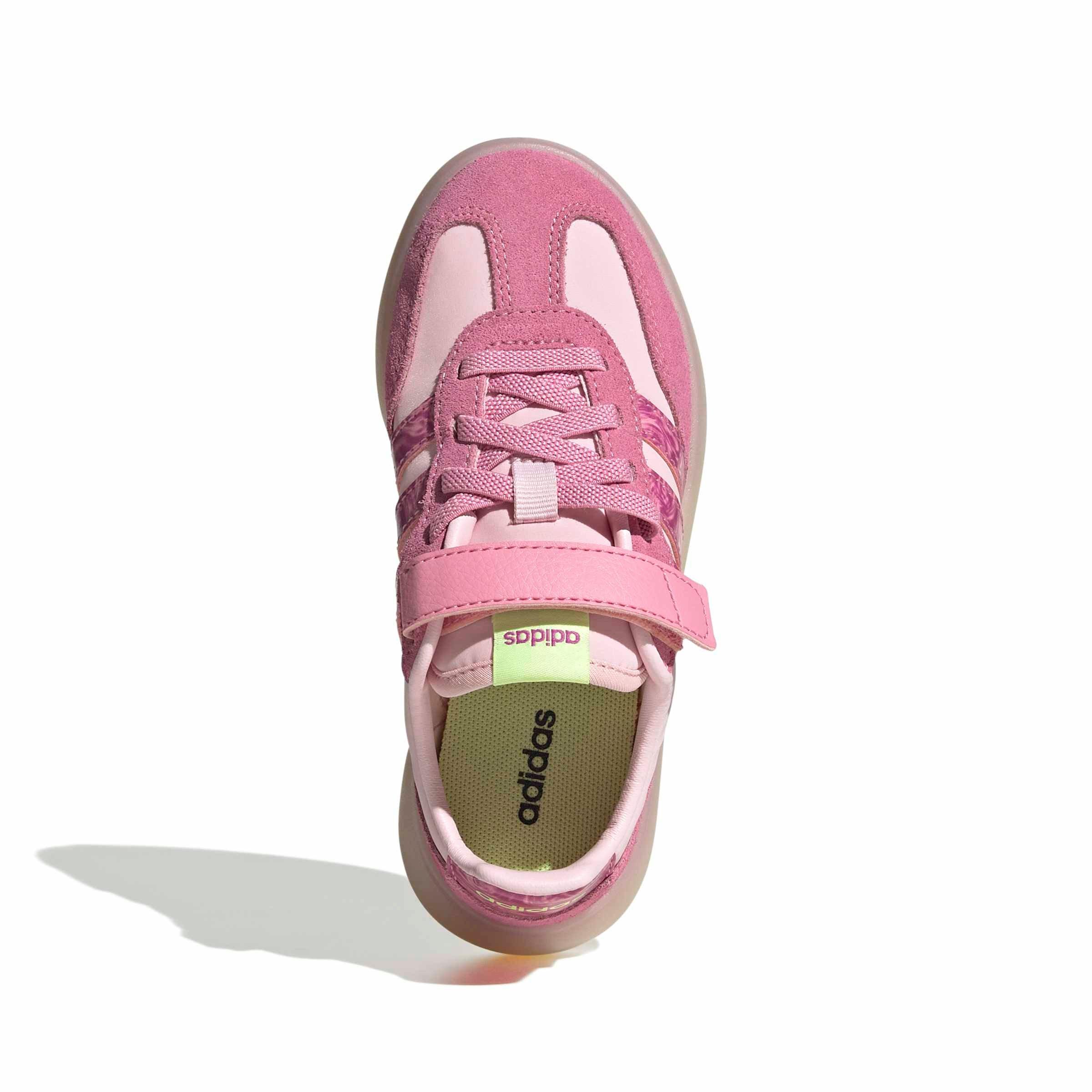 adidas Barreda Decode "Clear Pink/St Tropic Bloom/Hi-Res Yellow" Preschool Girls' Shoe - PINK/BLOOM/YELLOW