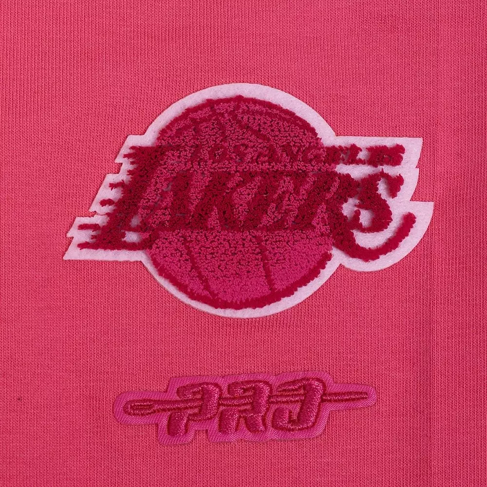 Pro Standard Big Girls' NBA Los Angeles Lakers Triple Pink Leggings - PINK