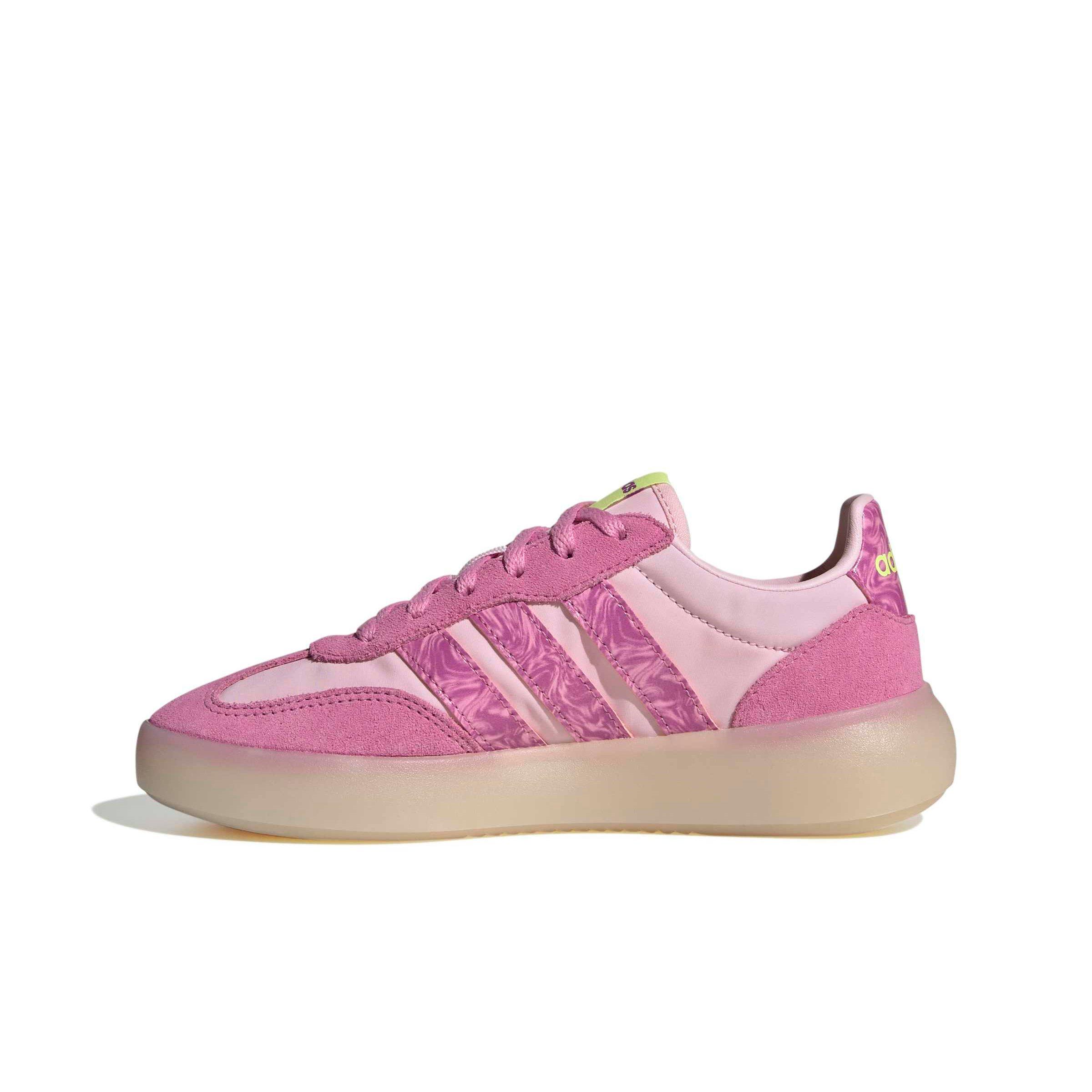 adidas Barreda Decode "Clear Pink/St Tropic Bloom/Hi-Res Yellow" Grade School Girls' Shoe - PINK/BLOOM/YELLOW