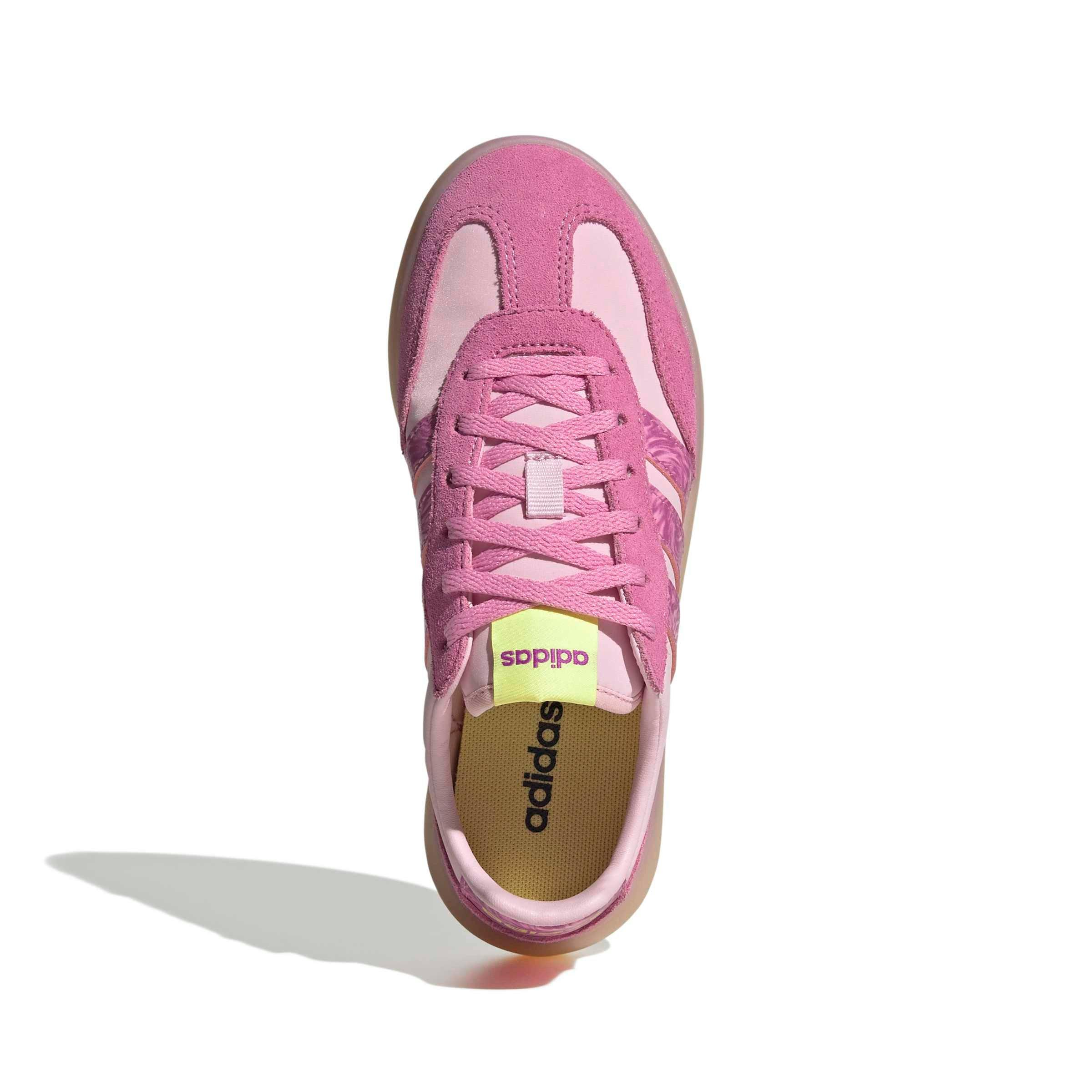 adidas Barreda Decode "Clear Pink/St Tropic Bloom/Hi-Res Yellow" Grade School Girls' Shoe - PINK/BLOOM/YELLOW