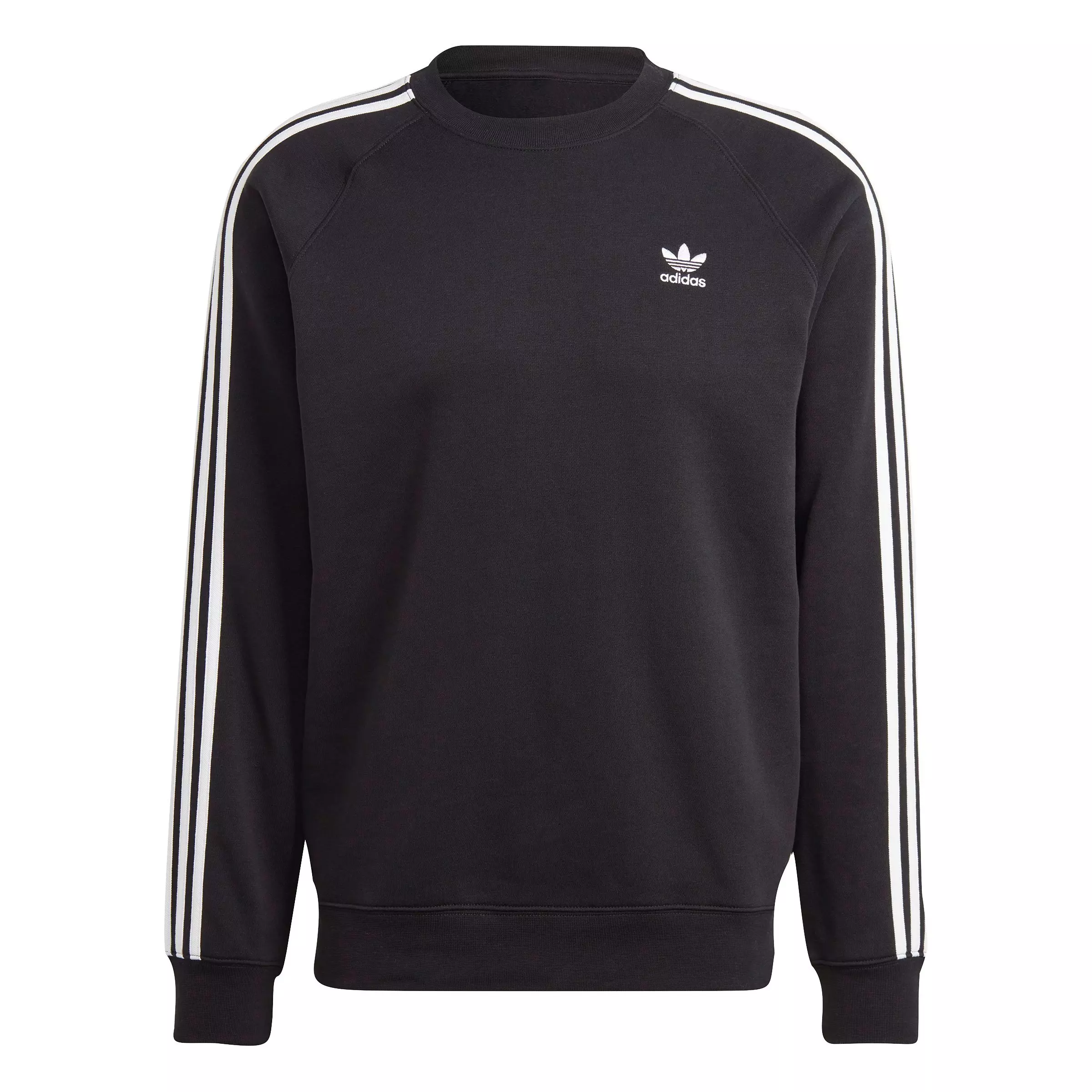 adidas Originals Men's Adicolor Classics 3-Stripes Sweatshirt-Black - BLACK