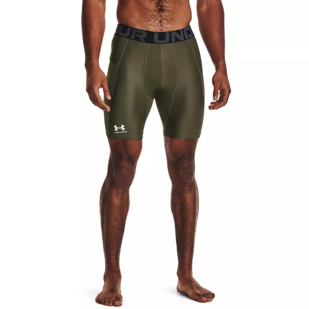 Under Armour Men's HeatGear Compression Short - GREEN