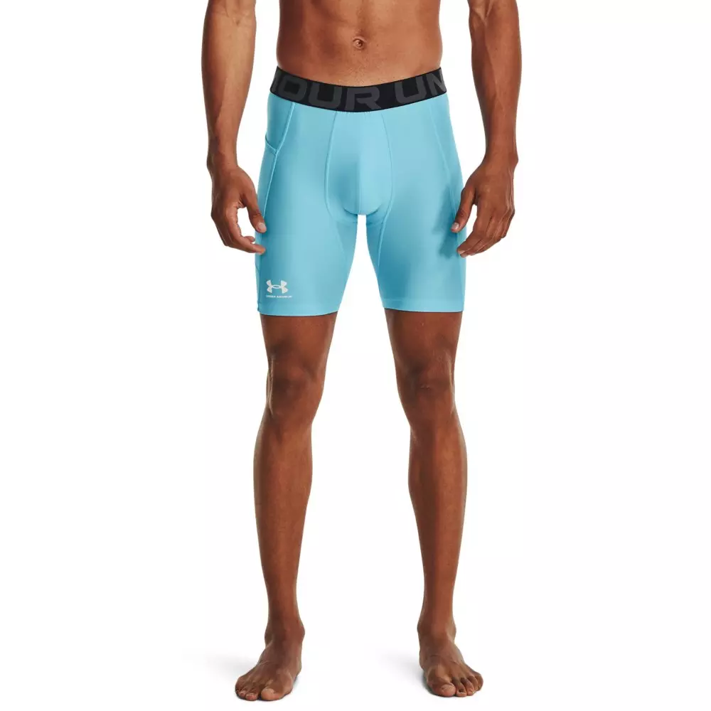 Under Armour Men's HeatGear Compression Short - LIGHT BLUE