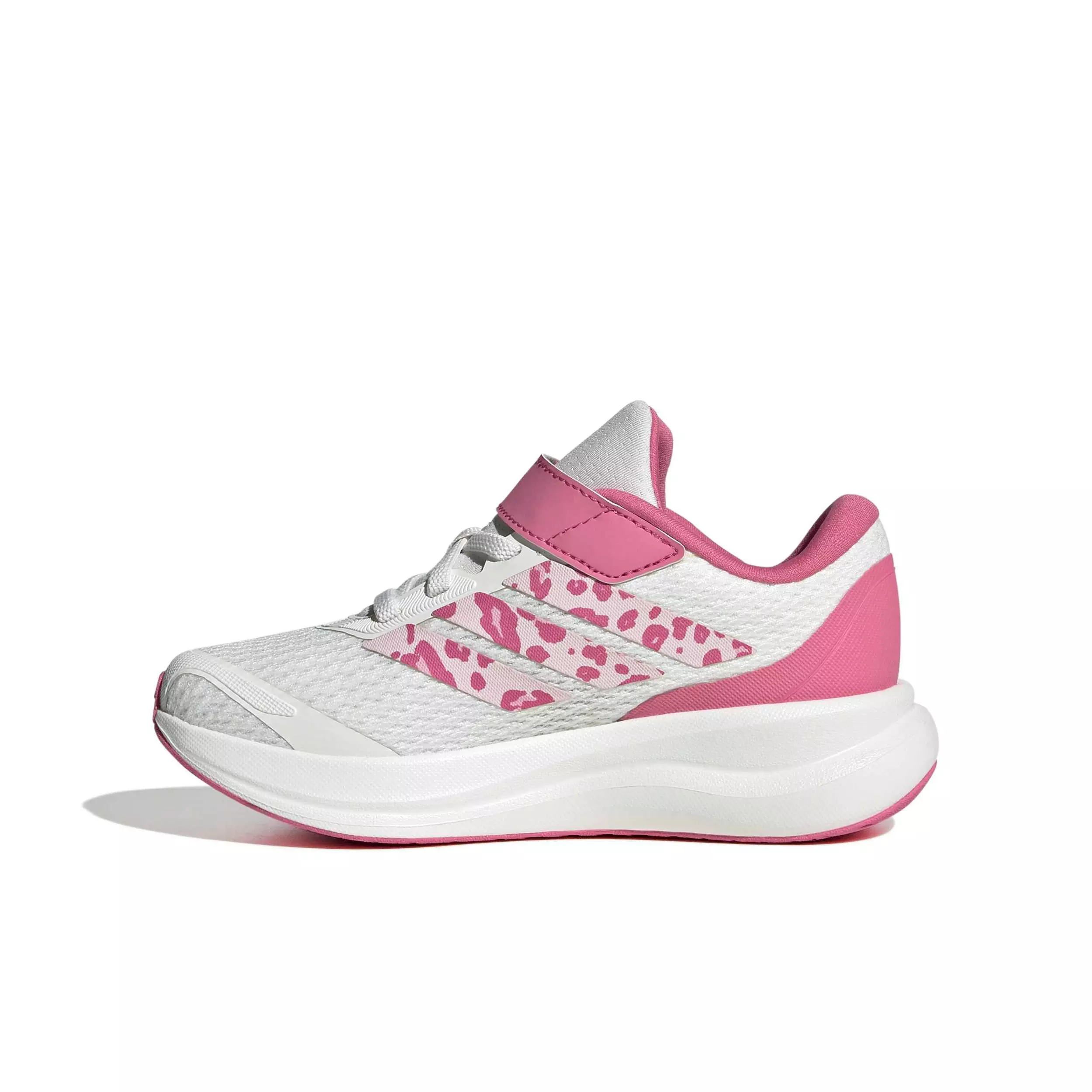 adidas Runfalcon 6 "Core White/Distilled Pink/Pink Fusion" Preschool Girls' Running Shoe - WHITE/PINK/PINK