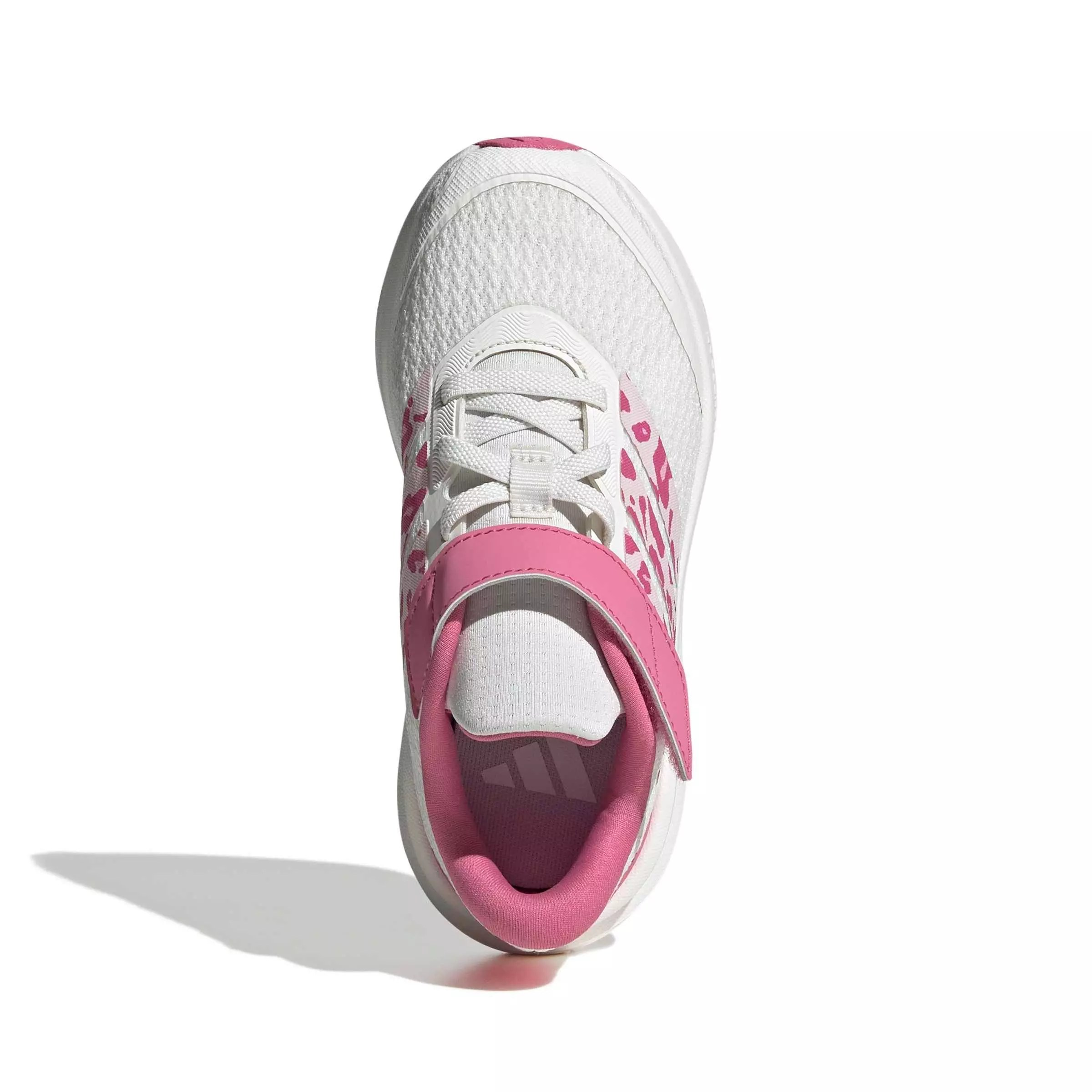 adidas Runfalcon 6 "Core White/Distilled Pink/Pink Fusion" Preschool Girls' Running Shoe - WHITE/PINK/PINK